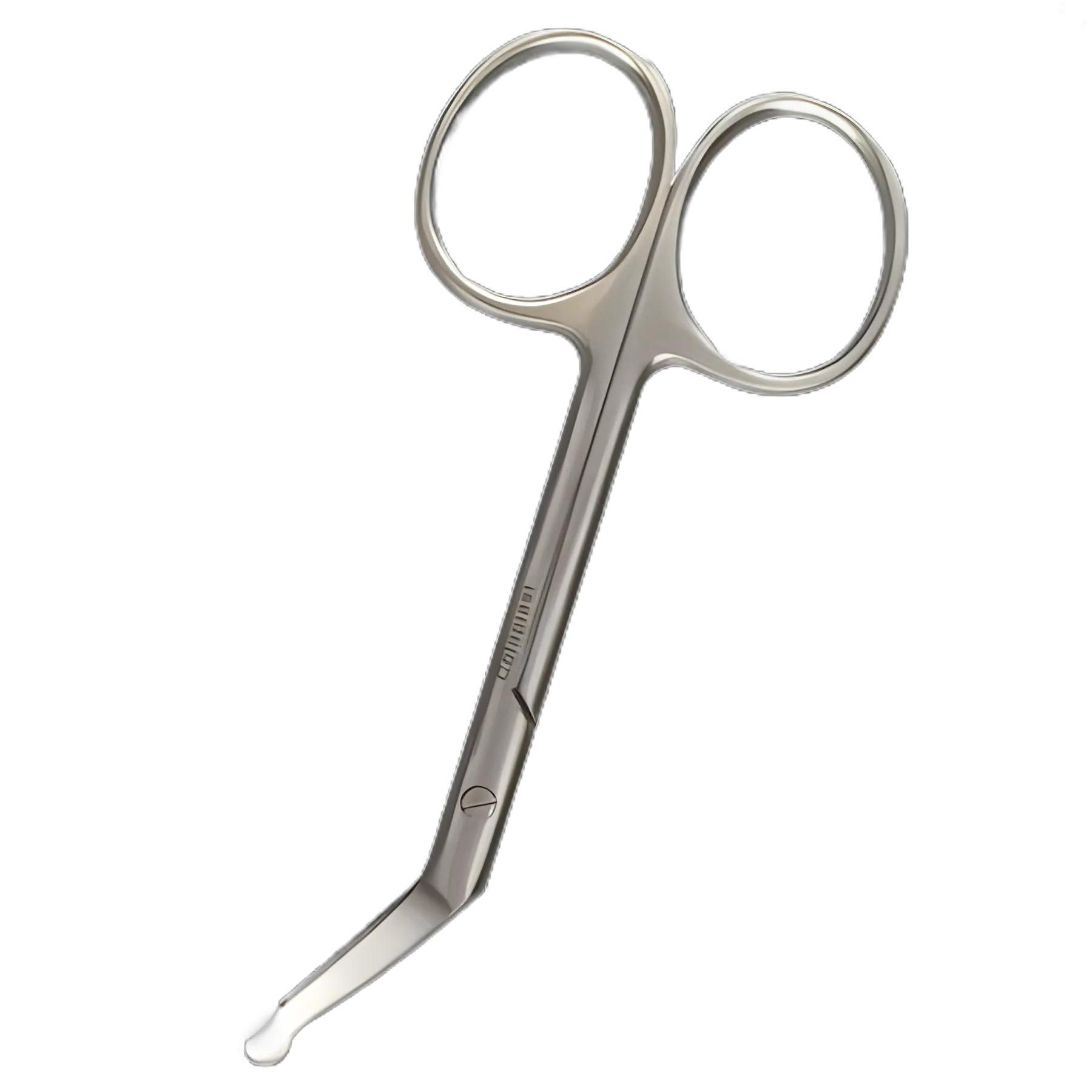 Ostomy Scissors Coloplast® 4 Inch Length Finger Ring Handle Curved Blunt Tip / Blunt Tip