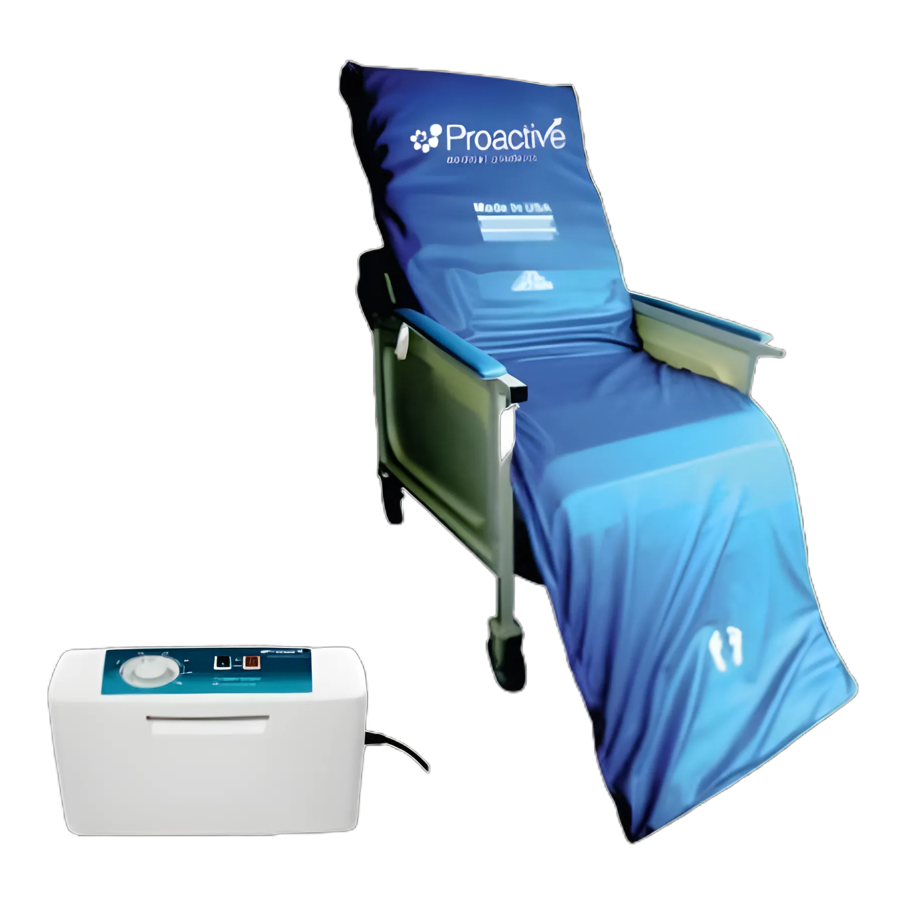Protekt® Alternating Pressure Overlay System for Geriatric Recliners - 69x28x3 Inches