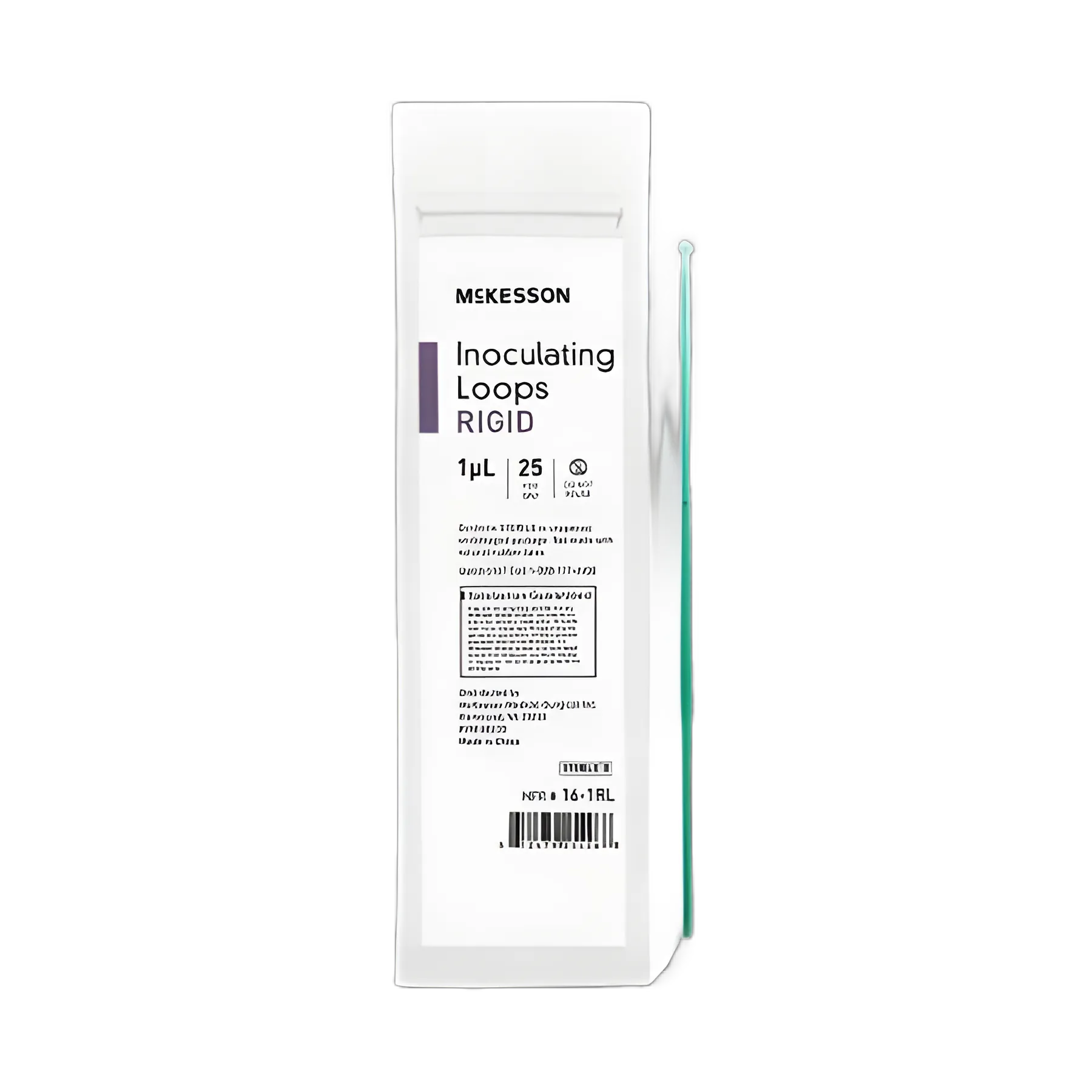 McKesson 1 µL Sterile Inoculating Loop with Integrated Handle, Polystyrene