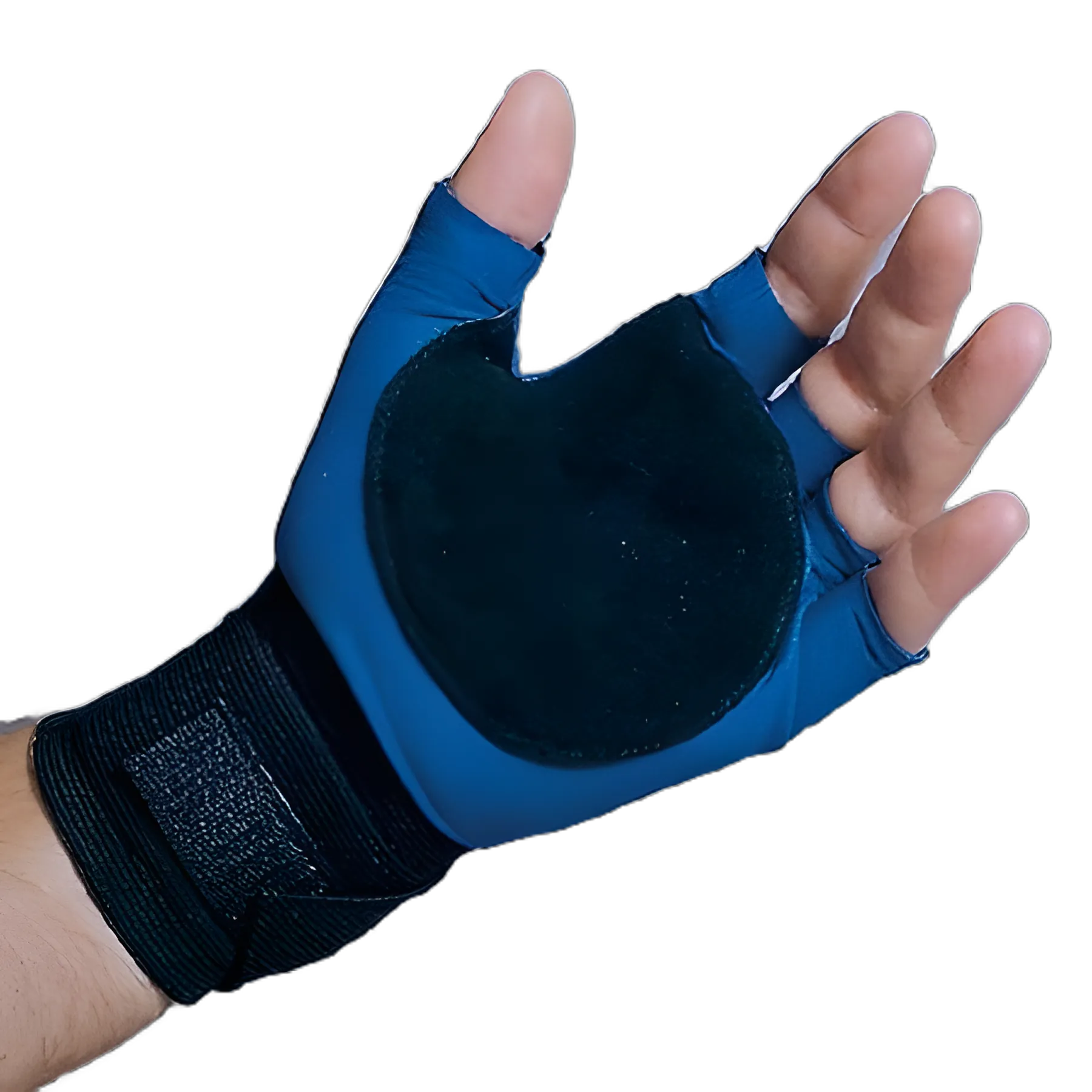 Impacto® Half Finger Impact Glove with Wrist Support for RSI Prevention - Large, Right Hand