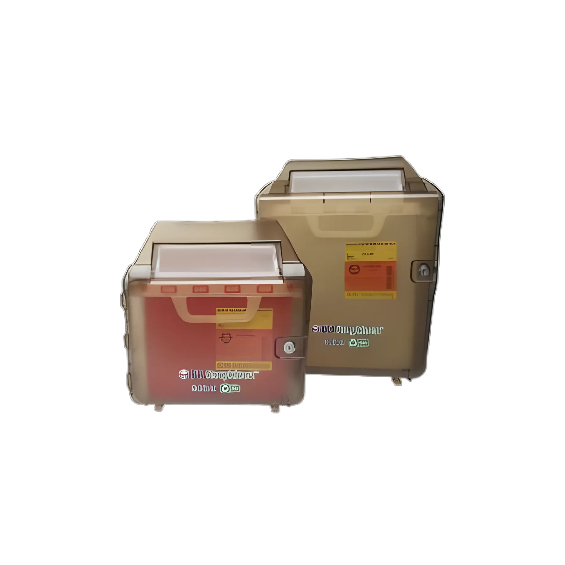 Sharps Container Cabinet / Wall Enclosure Recykleen™ 100% Recycled Material Wall Mount Locking - 305097