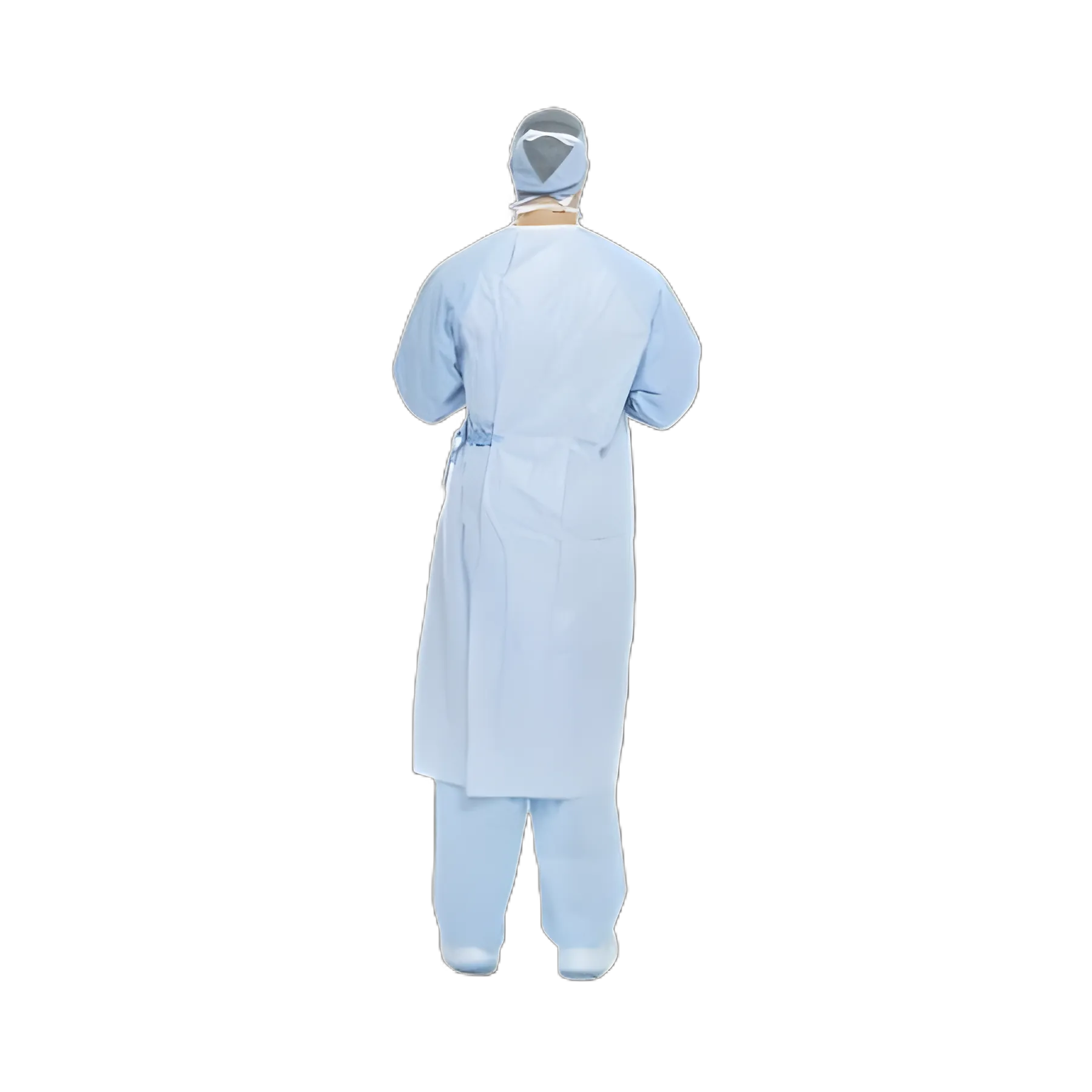 Surgical Gown with Towel Aero Blue X-Large Blue Sterile AAMI Level 3 Disposable