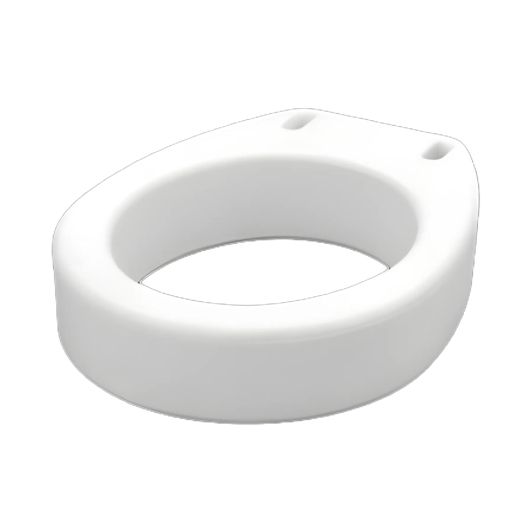 Nova Raised Toilet Seat 3.5 Inch - White, 300 lbs. Capacity, Secure Bolt-On Design