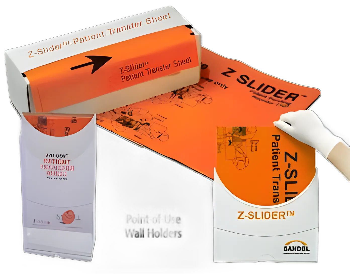 Transfer Sheet Z-Slider™ Orange 33 X 39 Inch Without Handles - 2104