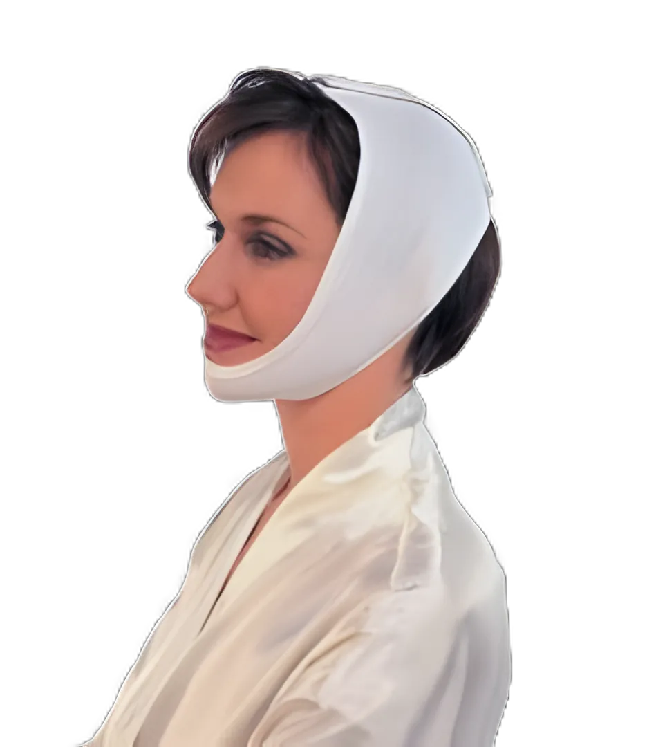 Facial Support Wrap Jobst® Medium Powernet Fabric White