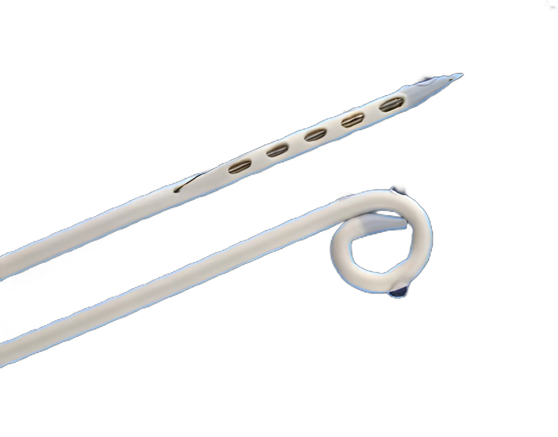 Drainage Catheter 7 Fr. Mac-Loc Locking Loop Dawson Mueller Style 25 cm Length