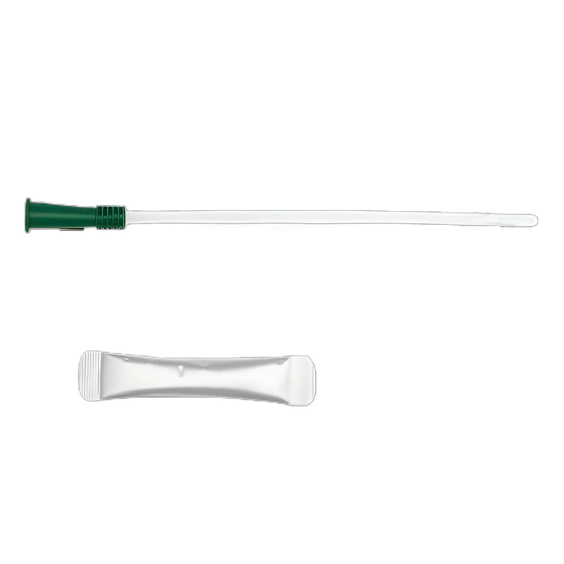 MTG Straight Tip Firm Hydrophilic Coated Vinyl Urethral Catheter 14 Fr. 6 Inch