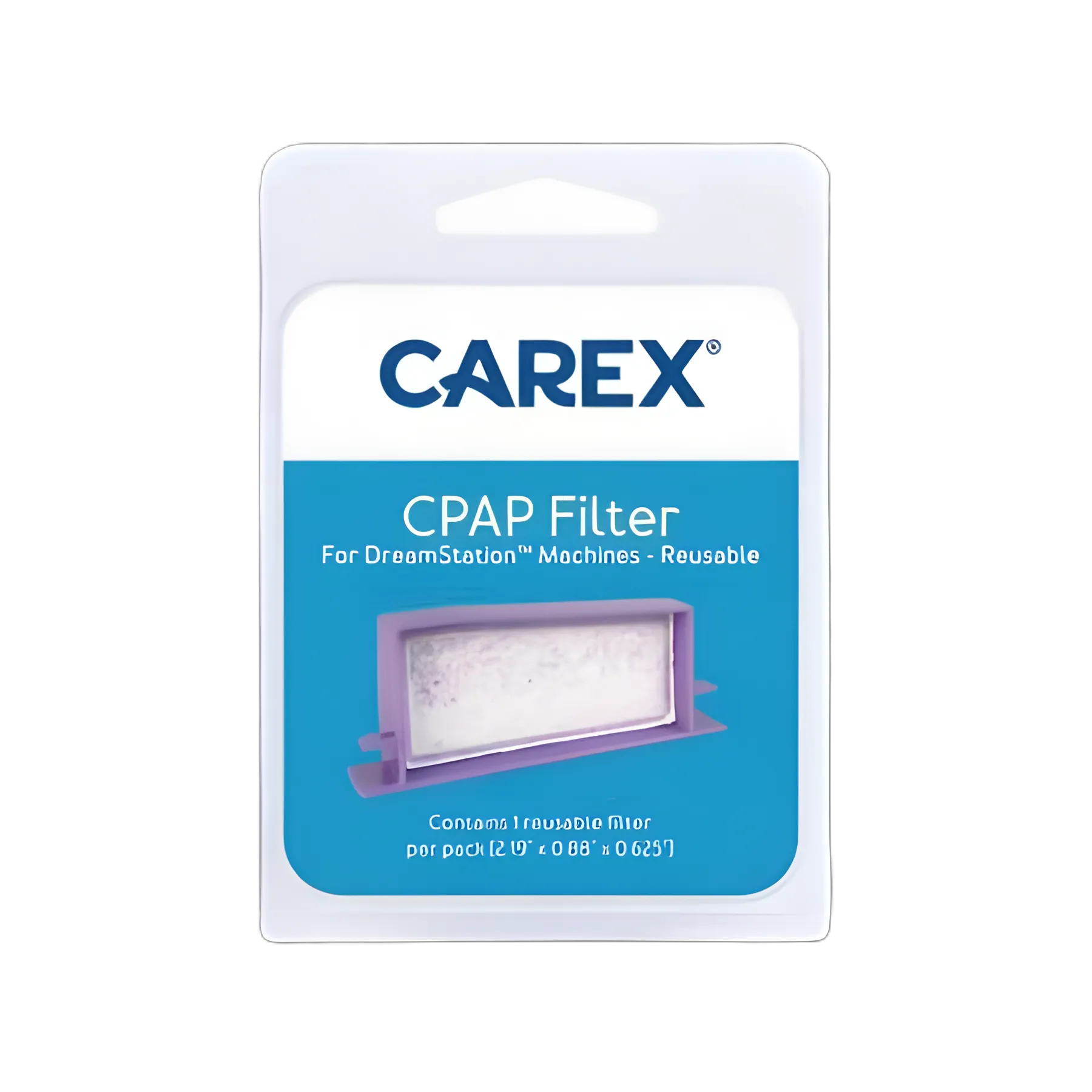 Carex® Reusable CPAP Filter - Durable, Easy-to-Clean Respiratory Equipment