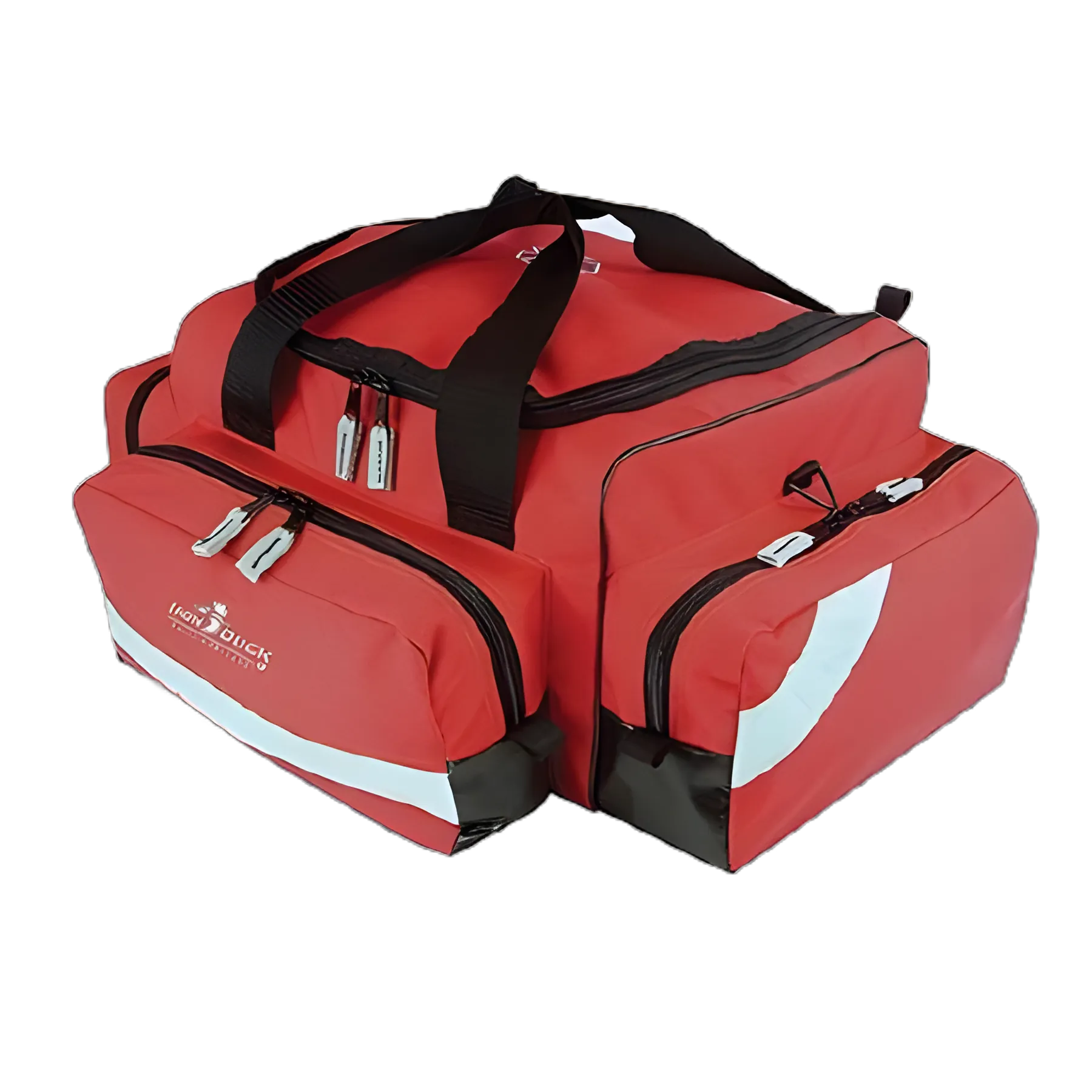 Iron Duck® Trauma Bag - Durable Medical Emergency Case, Red, 19x14.5x8.5 Inch