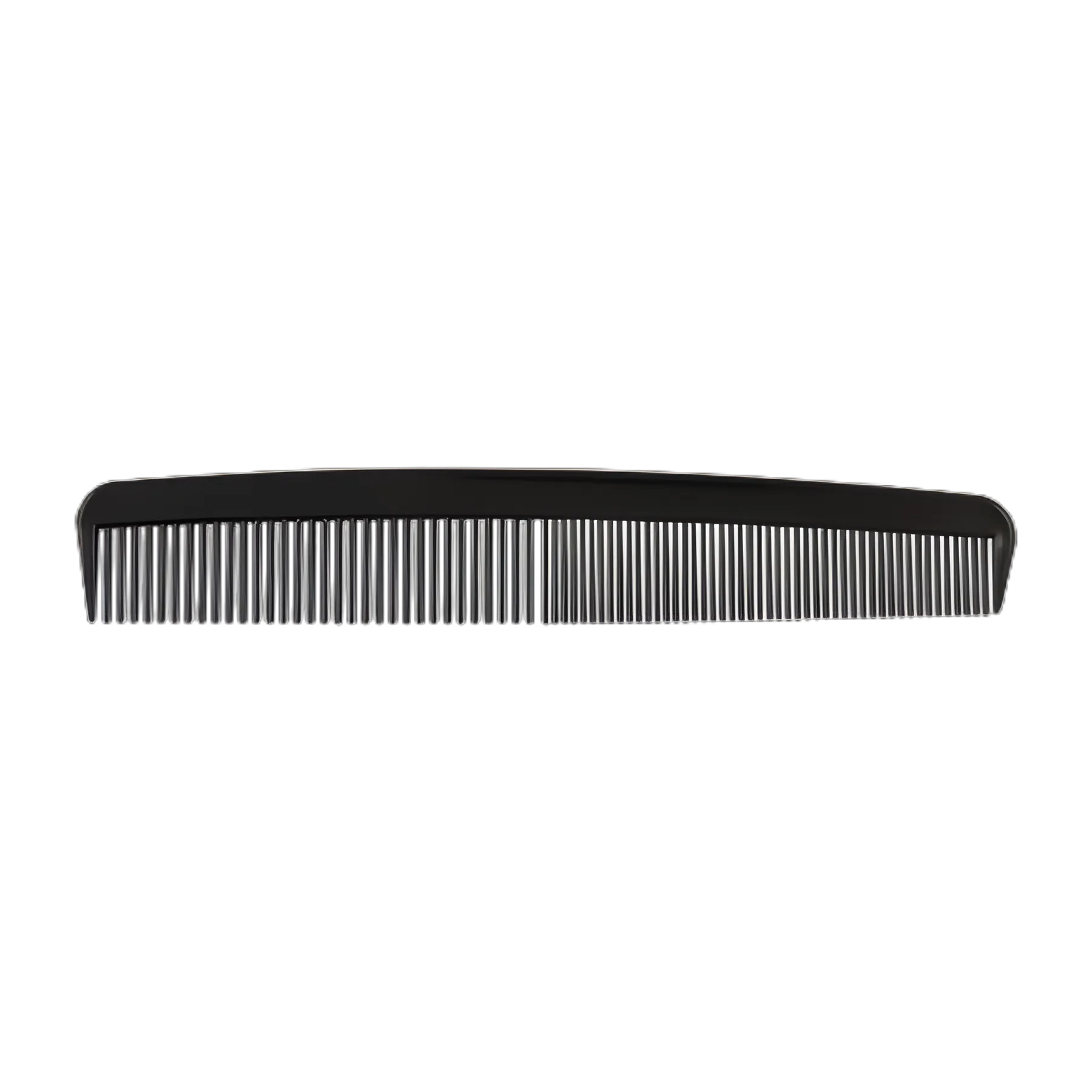 Dynarex 7 Inch Black Plastic Comb for Medical & Personal Care