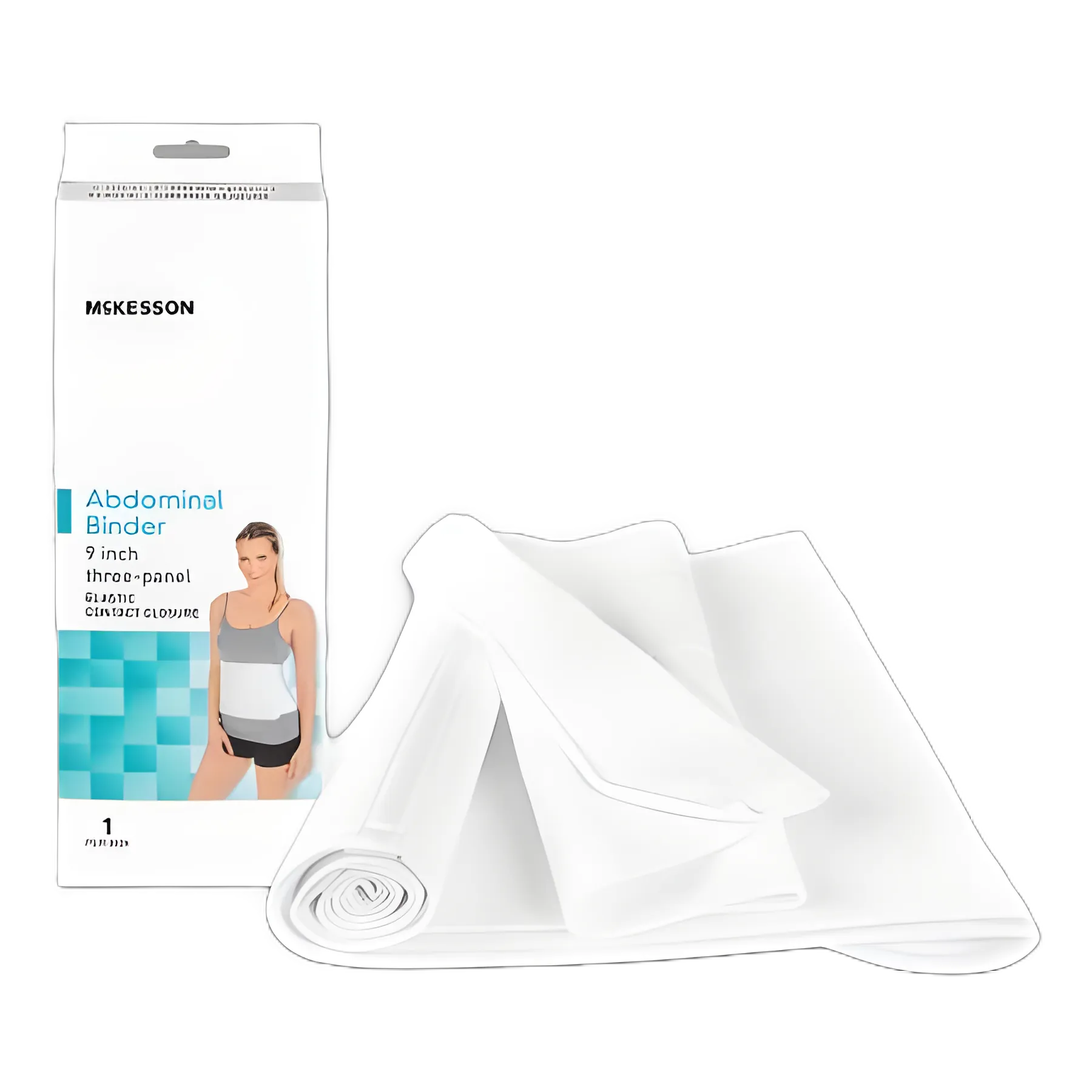 McKesson Medium/Large Abdominal Binder for Post-Surgical Support, 45-62 Inch Waist