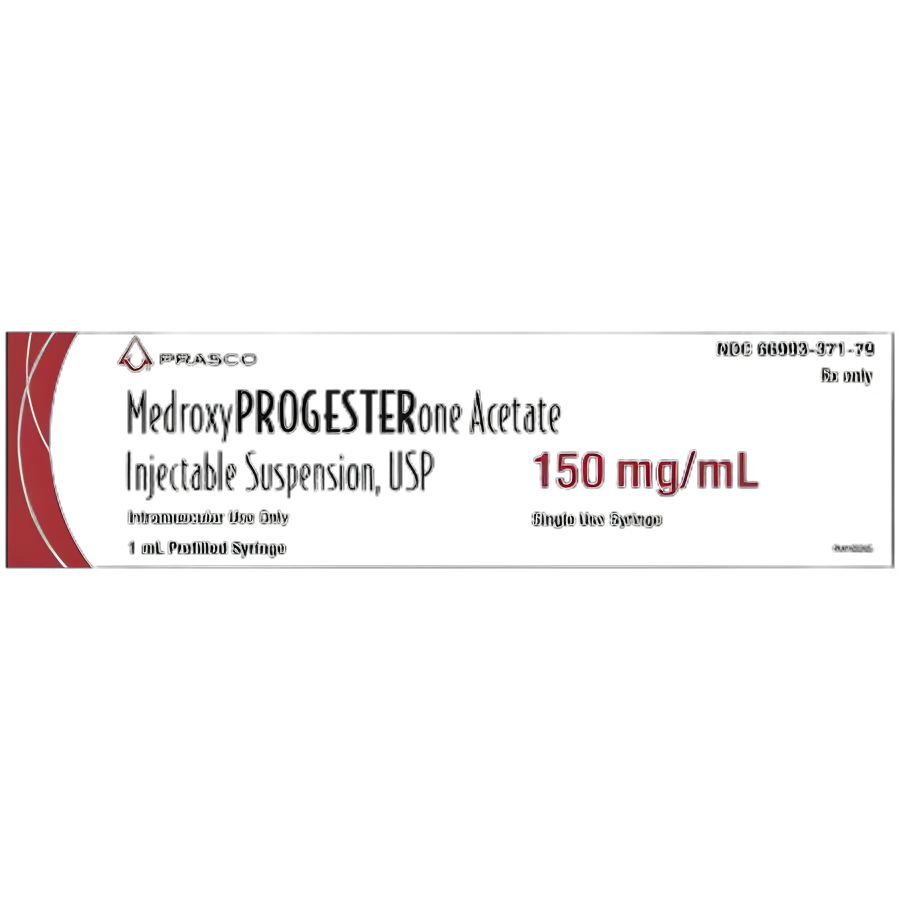 Medroxyprogesterone Acetate 150 mg / mL Injection Prefilled Syringe 1 mL - 66993037179