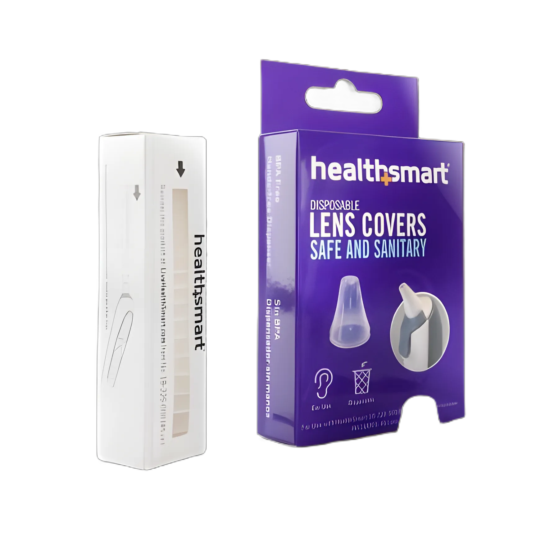 HealthSmart Tympanic Thermometer Probe Covers, 45/Box - Compatible with HealthSmart Standard Digital Ear Thermometer