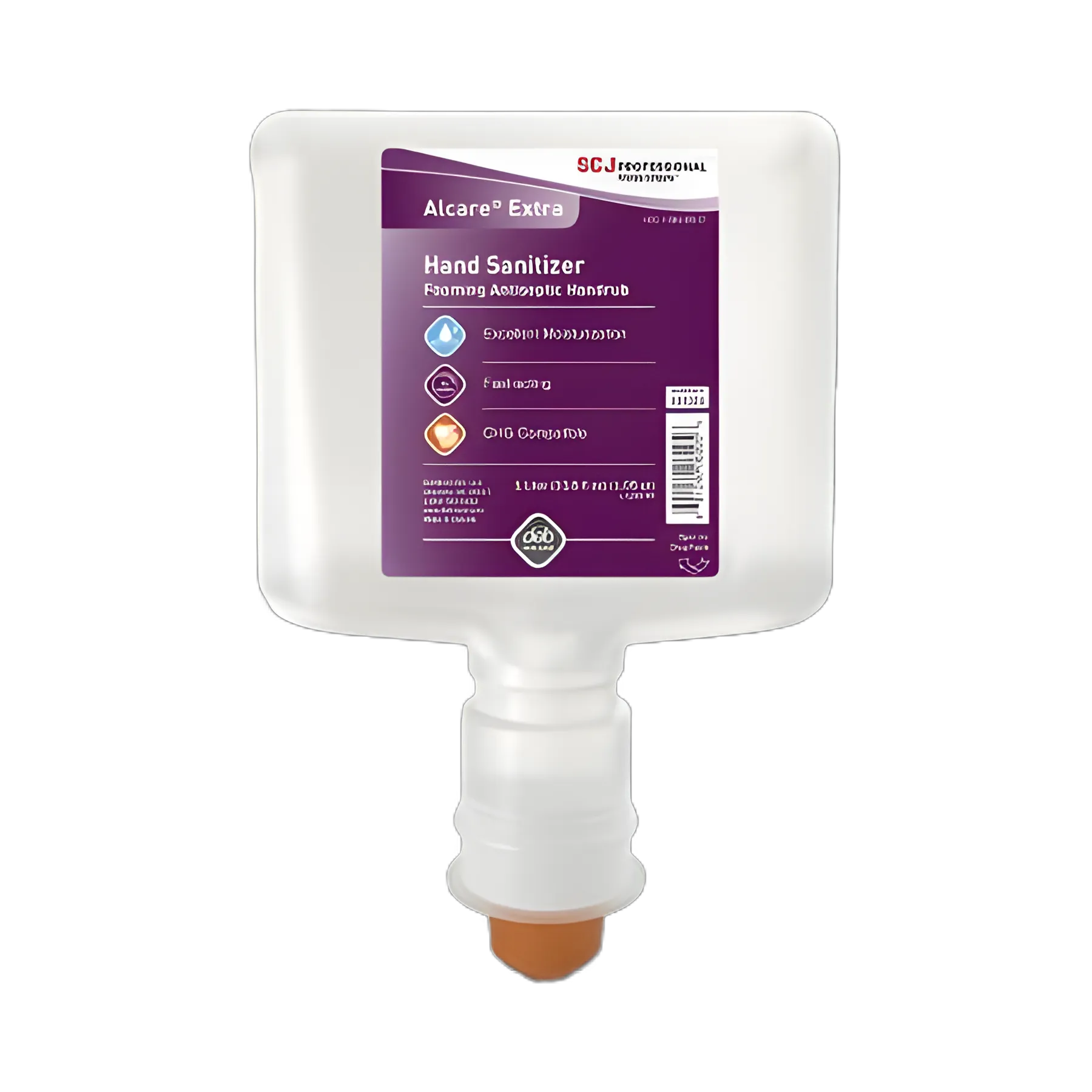 Alcare® Extra Hand Sanitizer, 1000 mL Ethyl Alcohol Foaming Refill for Healthcare