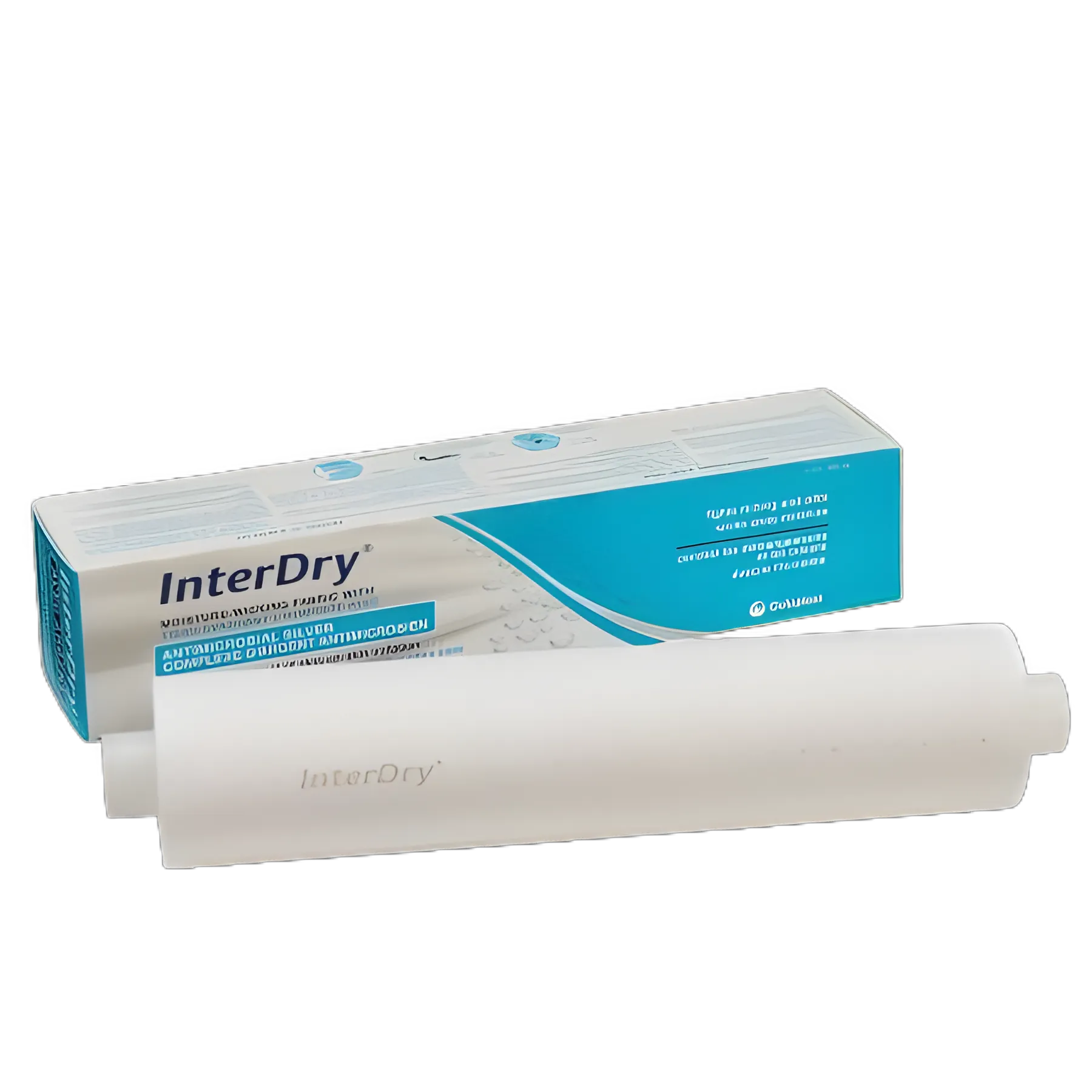 Silver Moisture Wicking Fabric InterDry® 10 X 144 Inch Roll Sterile