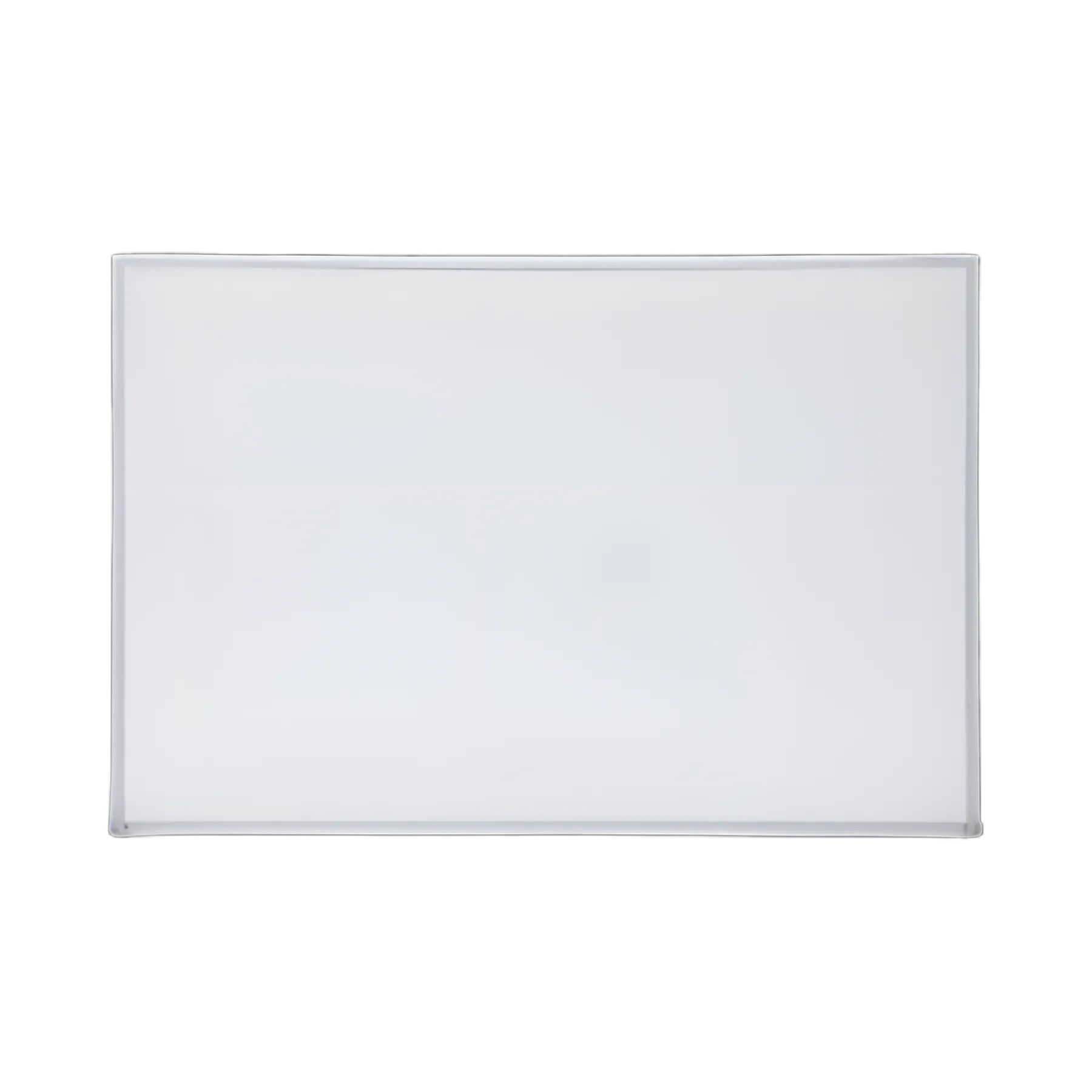 Melamine Dry Erase Board with Aluminum Frame, 36 x 24, White Surface, Anodized Aluminum Frame