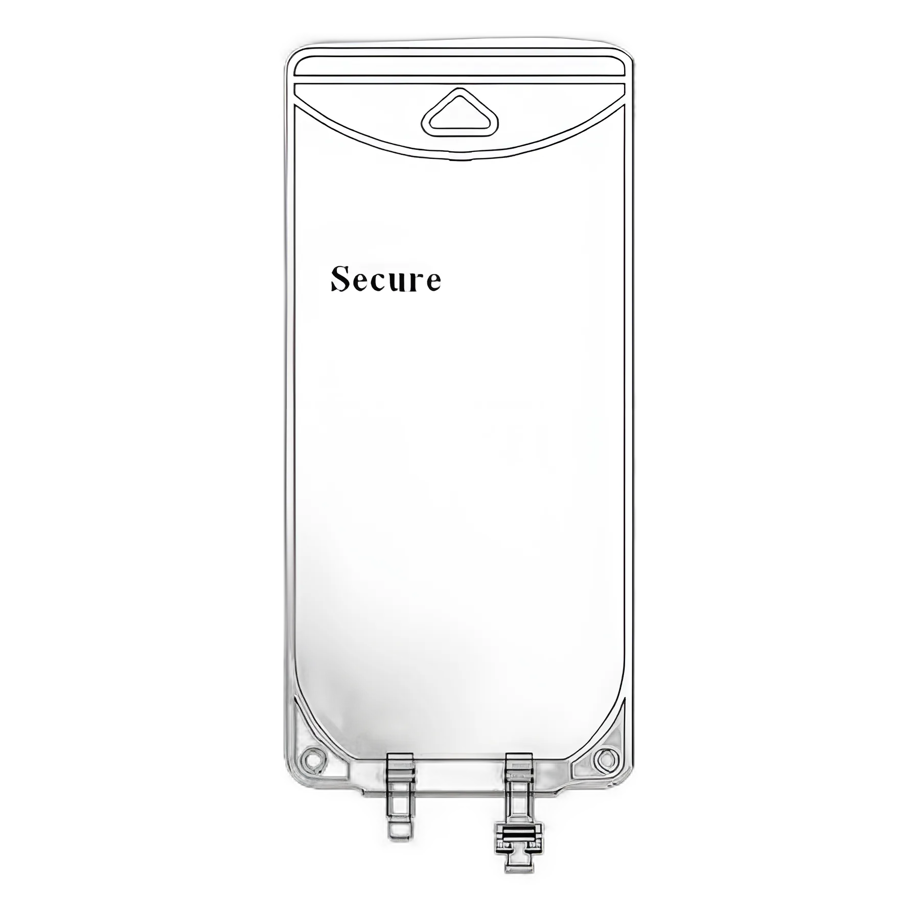 EVA Empty IV Bag Secure® 50 mL - 66042 by The Metrix Company