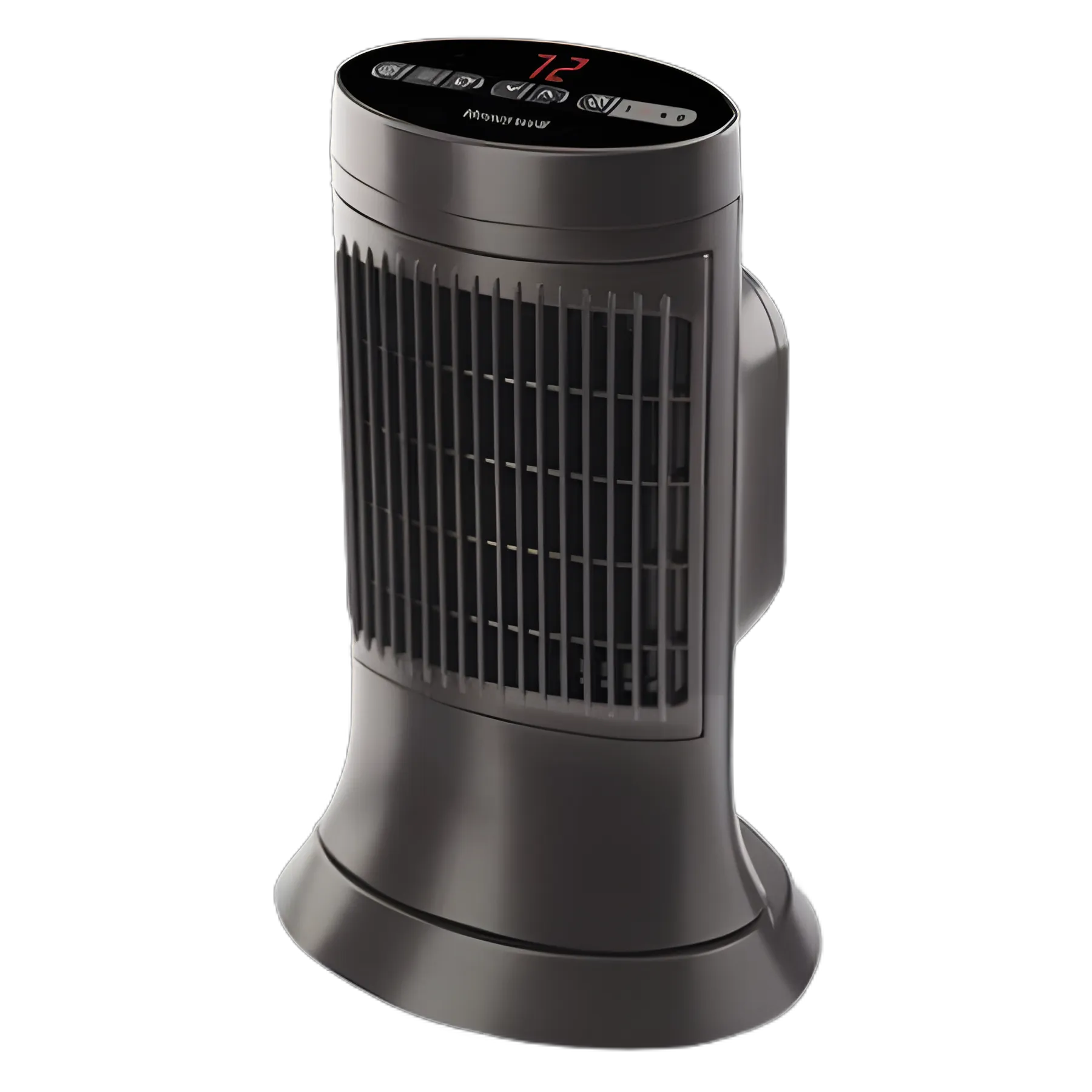 Digital Ceramic Mini Tower Heater, 1,500 W, 10 x 7.63 x 14, Black