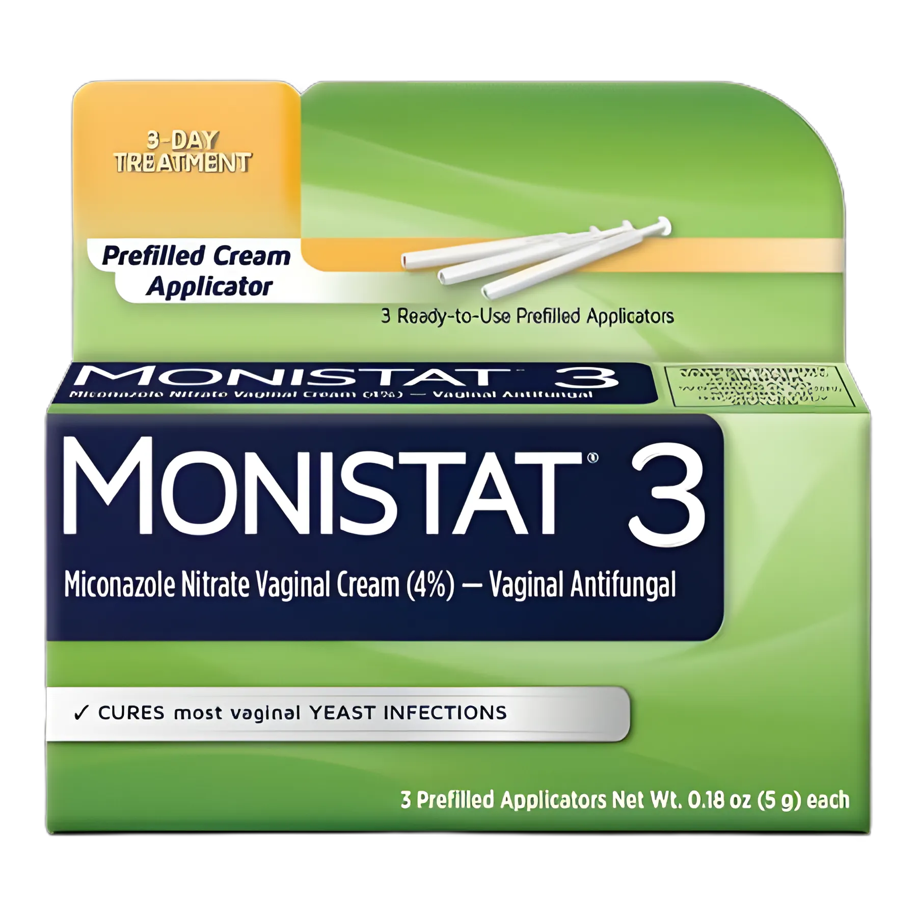 Vaginal Antifungal Monistat® 3 4% Strength Suppository 3 per Box Bottle