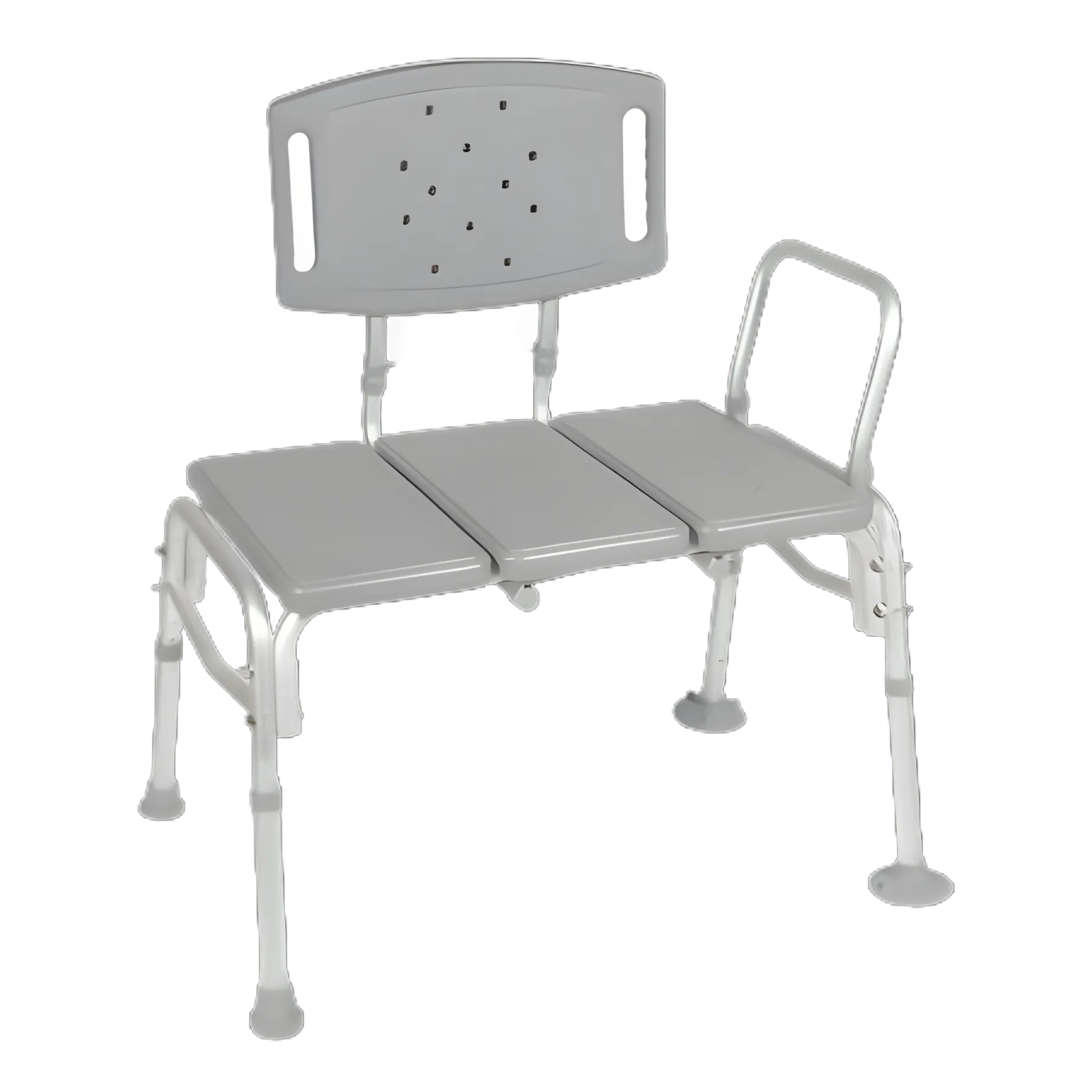 McKesson Bariatric Bath Transfer Bench with Adjustable Height and Reversible Backrest, 500 lbs. Capacity