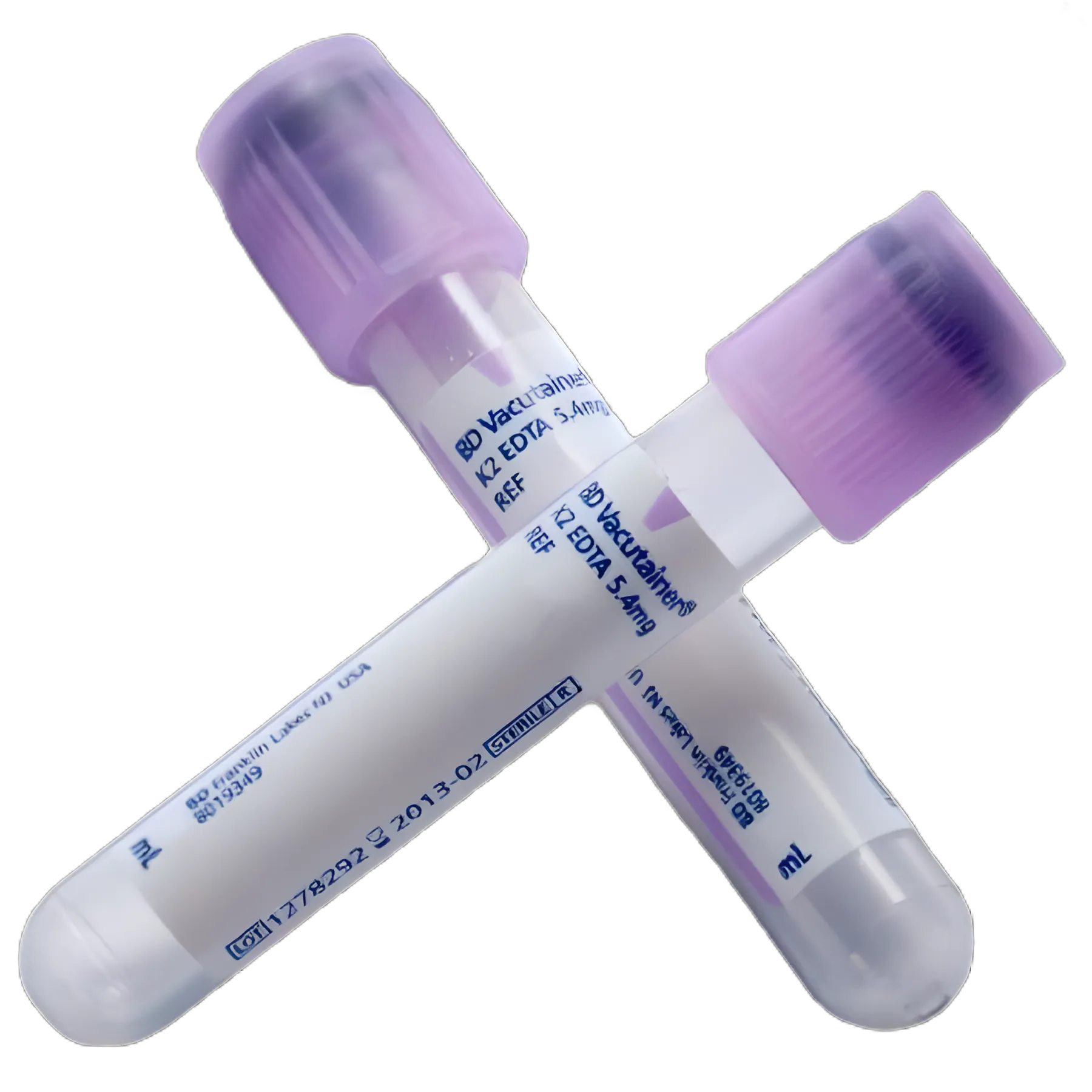 BD Vacutainer® Venous Blood Collection Tube K2 EDTA Additive 6 mL BD Hemogard™ Closure Plastic Tube - 367863