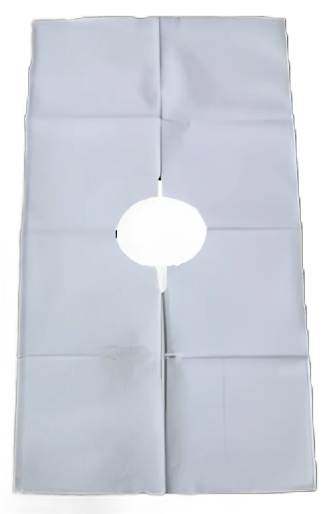 Exam Cape Tidi® White One Size Fits Most Open Sides Without Closure Unisex