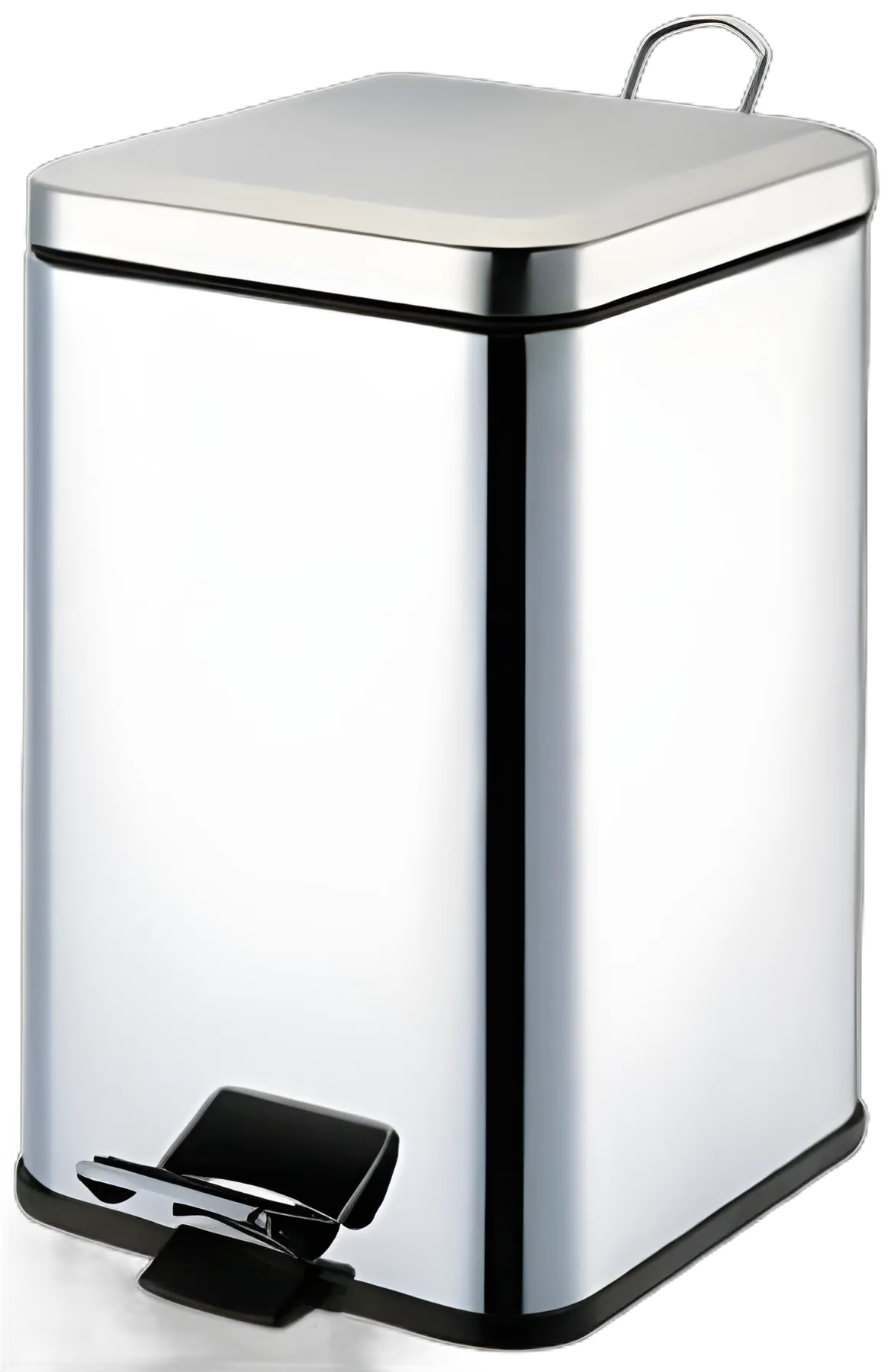 Grafco® 21 Quart Stainless Steel Medical Trash Can with Step-On Pedal