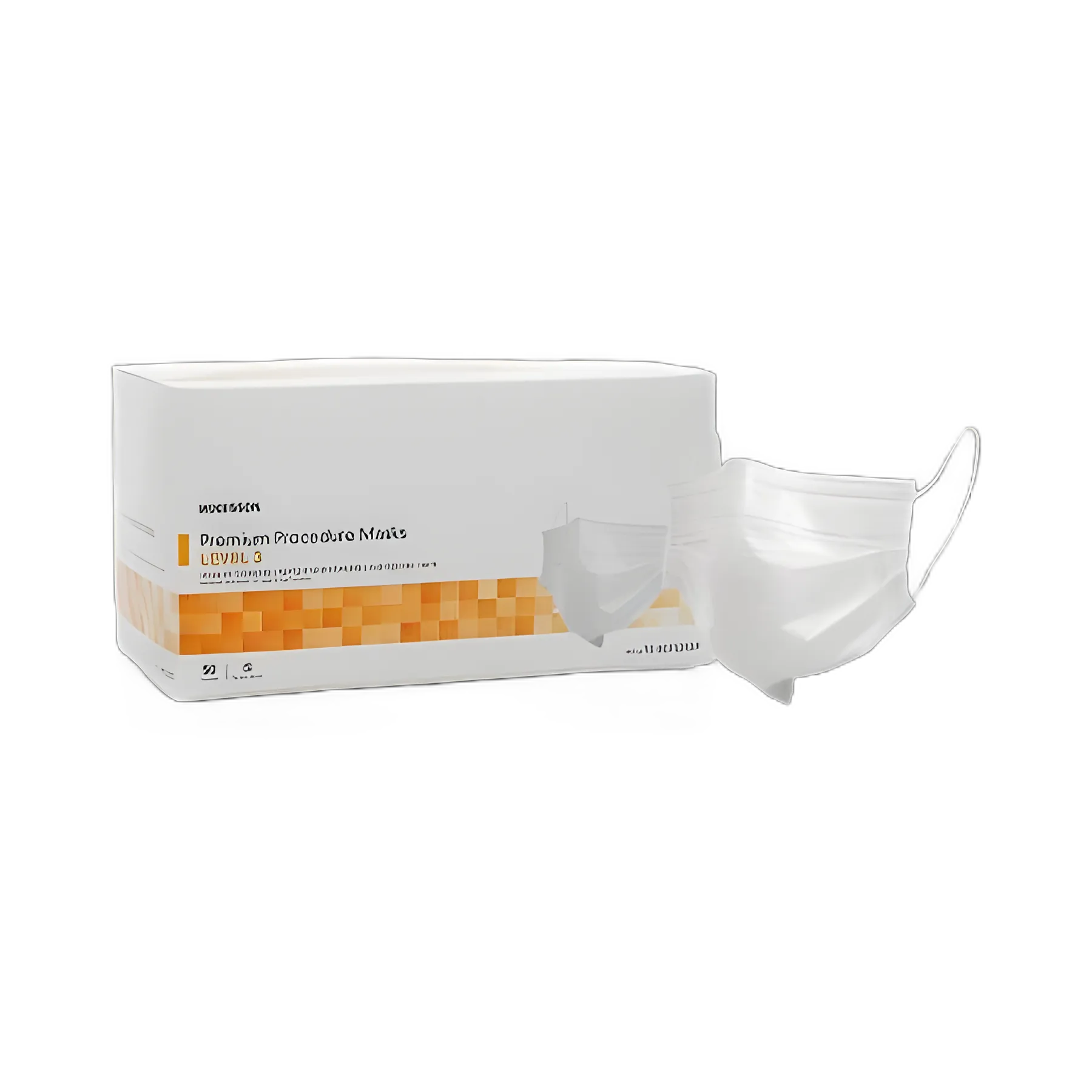 McKesson ASTM Level 3 Procedure Mask with Earloops - Fluid Resistant, NonSterile, Adult, One Size