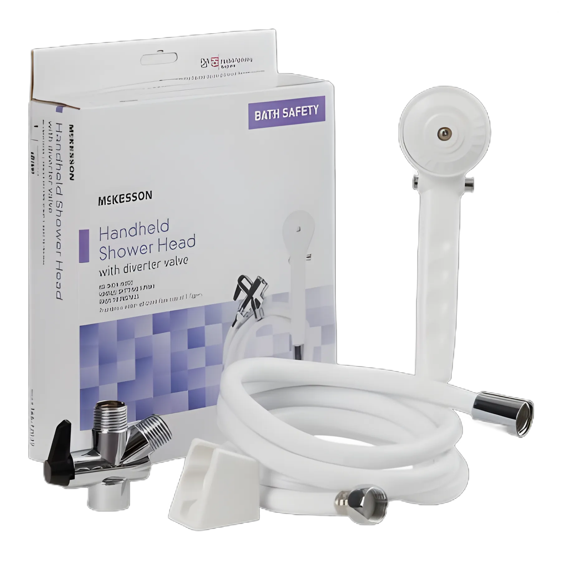 McKesson Deluxe Handheld Shower with Diverter Valve and 80 Inch Hose