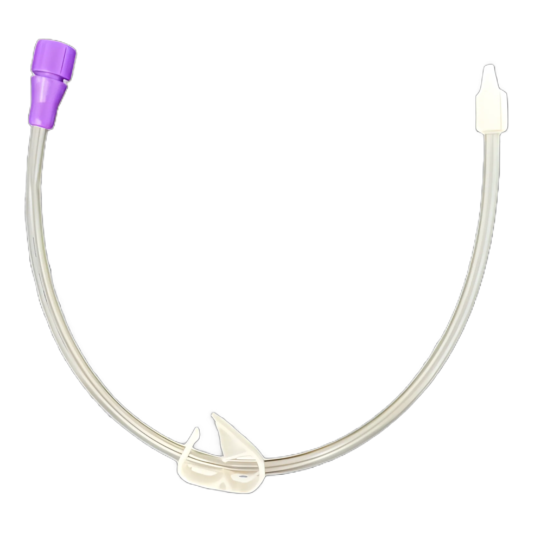 Bolus Enteral Feeding Extension Tube Set ENFit® LoProfile 12 Inch Straight