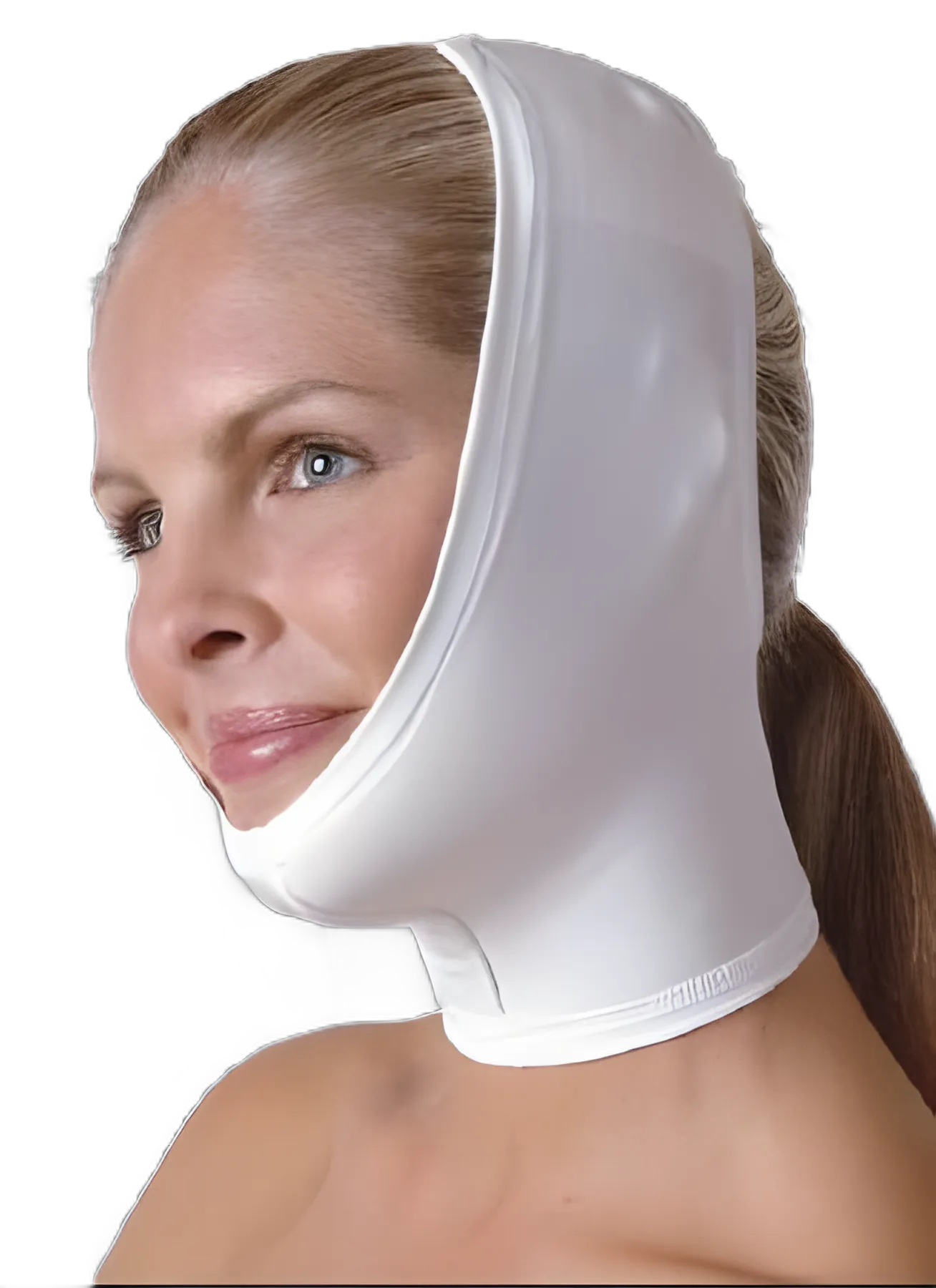 Facial Support Wrap One Size Fits Most Spandex Champagne - UF80_OS_VF_N