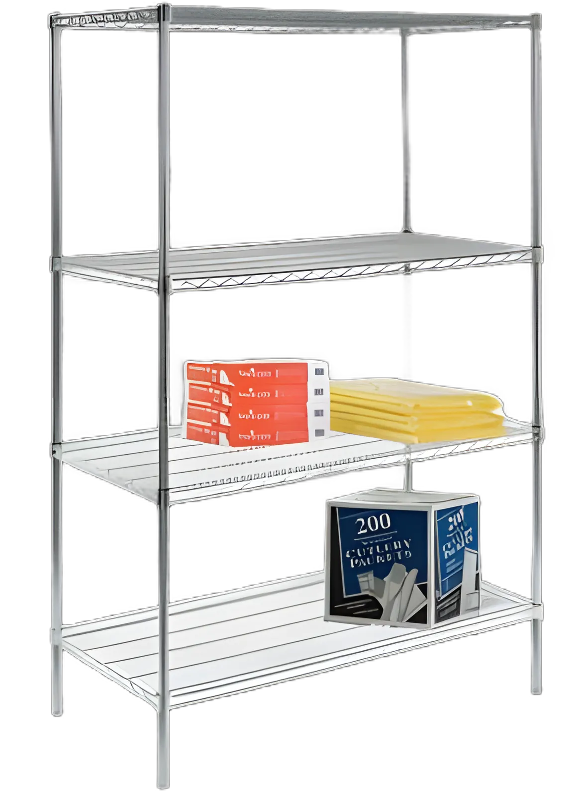 Wire Shelving Unit 4 Shelves Adjustable 24 X 60 X 72 Inch