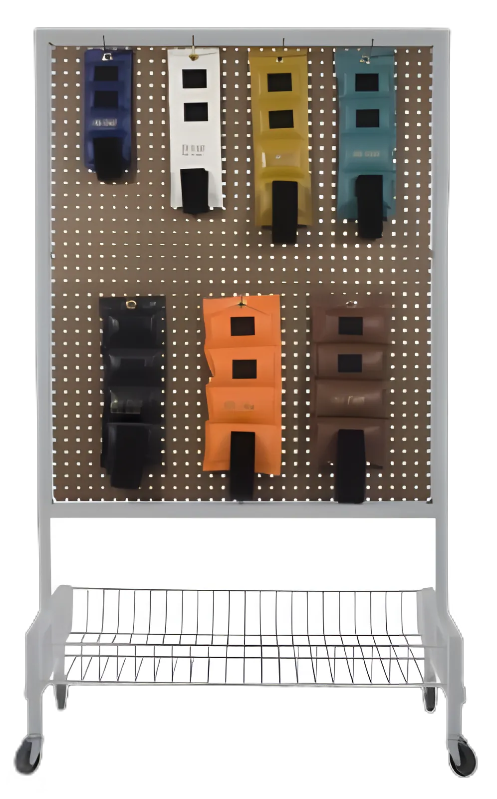 The Cuff® Original 7-Piece Weight Cuff Set with Mobile Storage Rack for Rehabilitation and Fitness