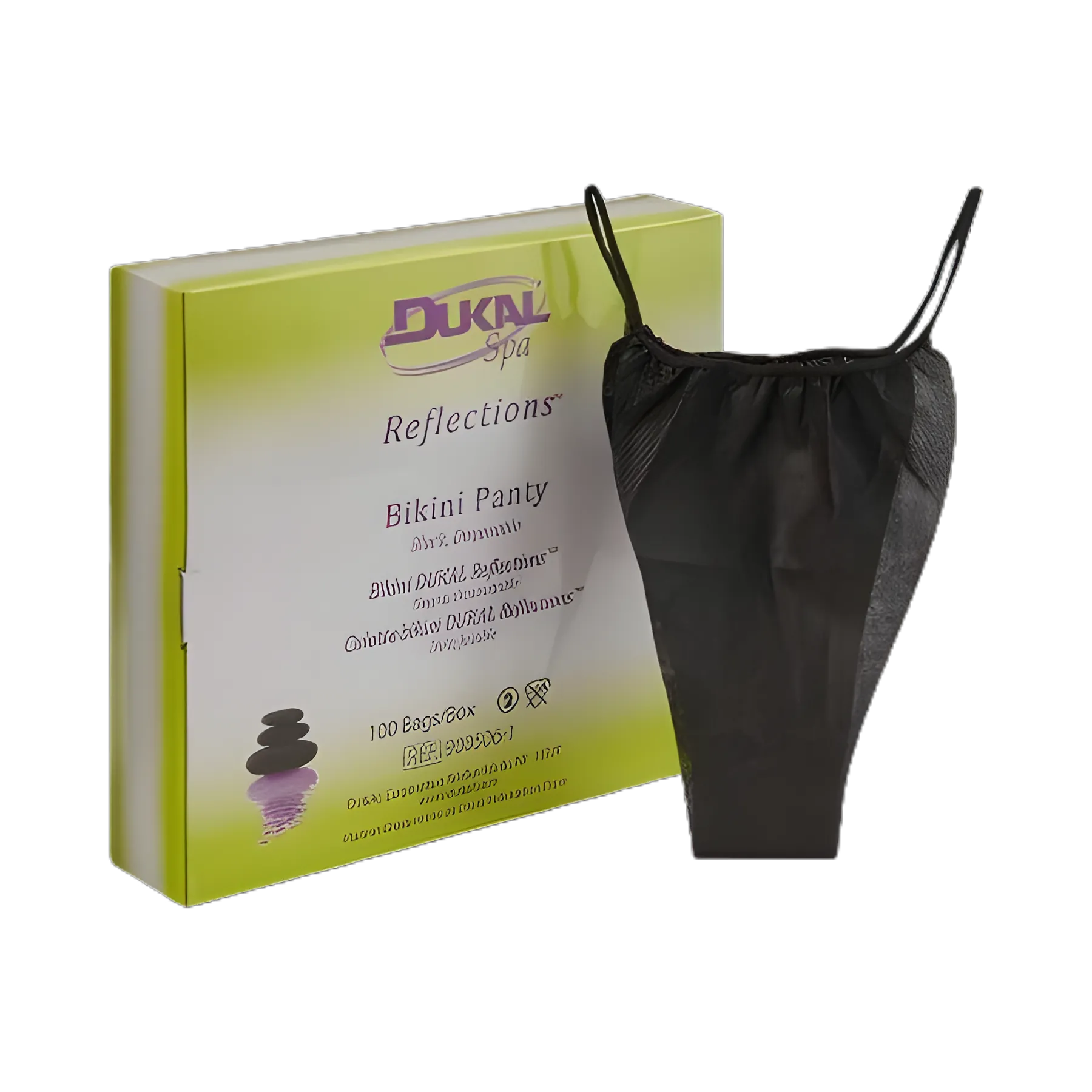 Reflections™ Black Disposable Bikini Panty for Medical Use