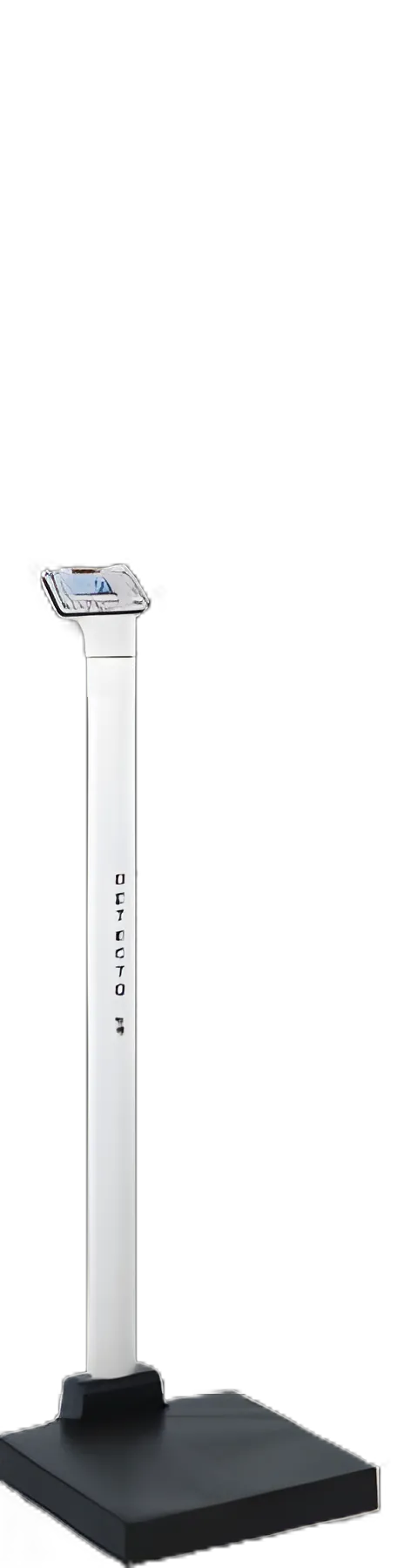 Column Scale with Height Rod Detecto® Digital Display 660 lbs. / 300 kg Capacity Black / White AC Adapter / Battery Operated - APEX-AC