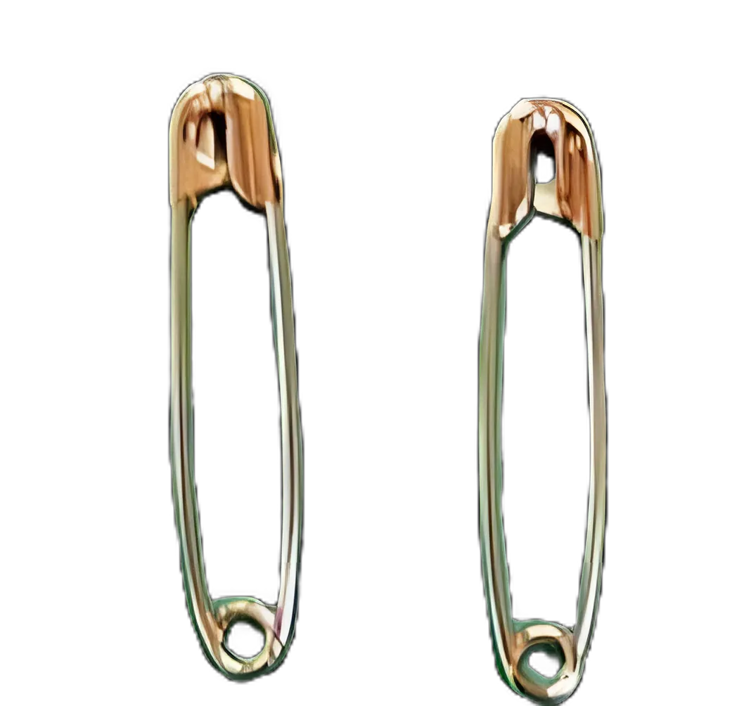 Bioseal Brass Safety Pin Number 3 for Medical and First Aid Use