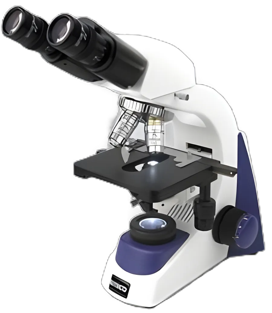 G386 Infinity Microscope with Binocular Head and Infinity Plan Objectives 4X, 10X, 40X, 100X - Versatile Laboratory Equipment