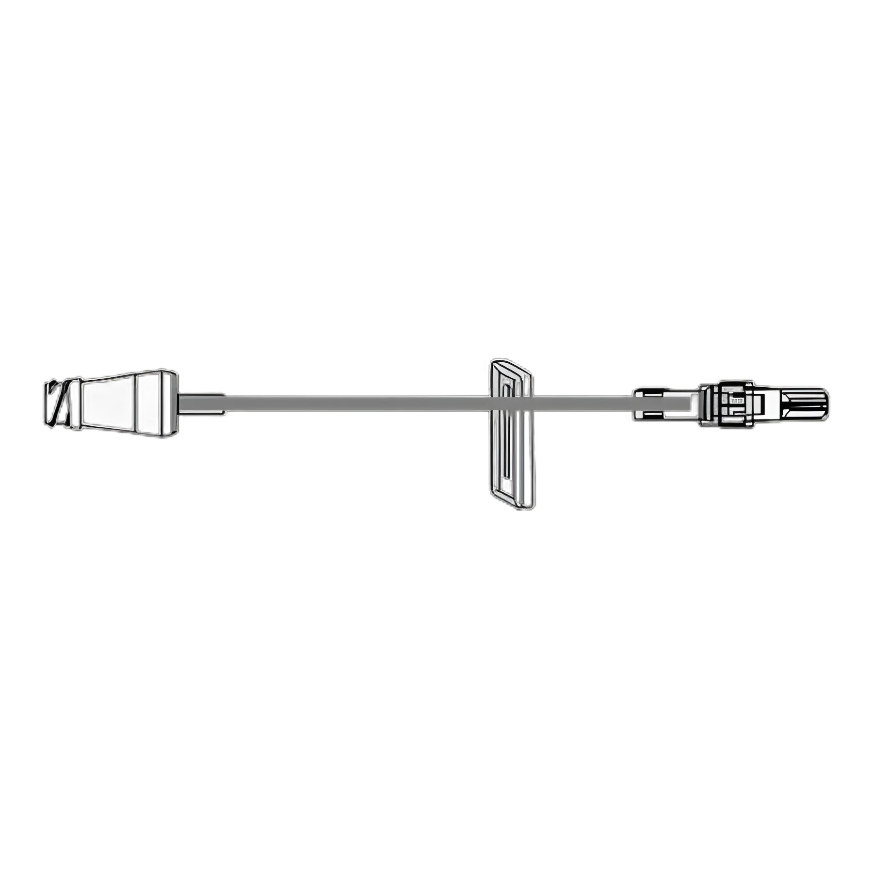 McKesson Needle-Free IV Extension Set, Small Bore, 7 Inch, Sterile - MS934