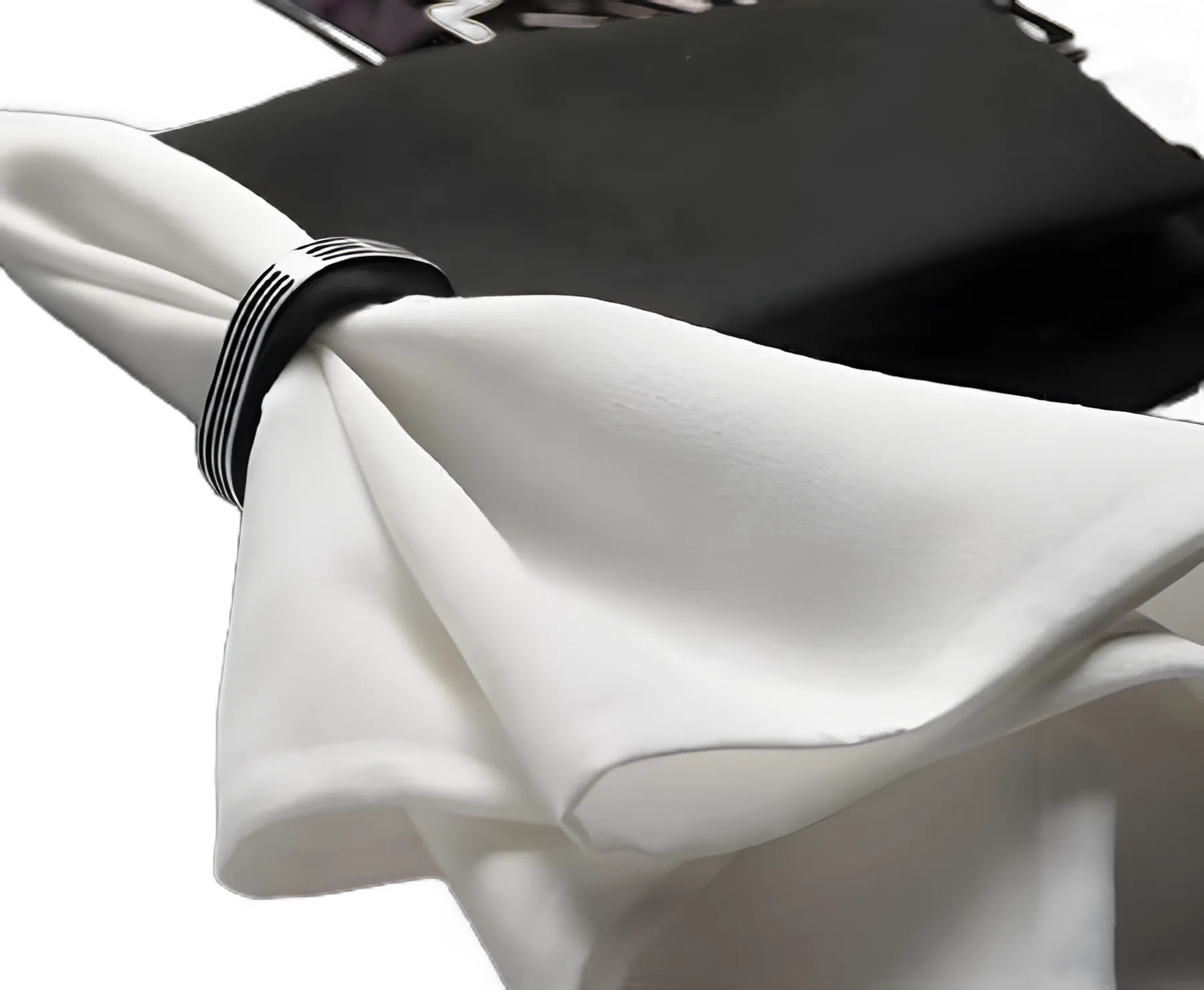 Dinner Napkin Avila™ White 100% Polyester