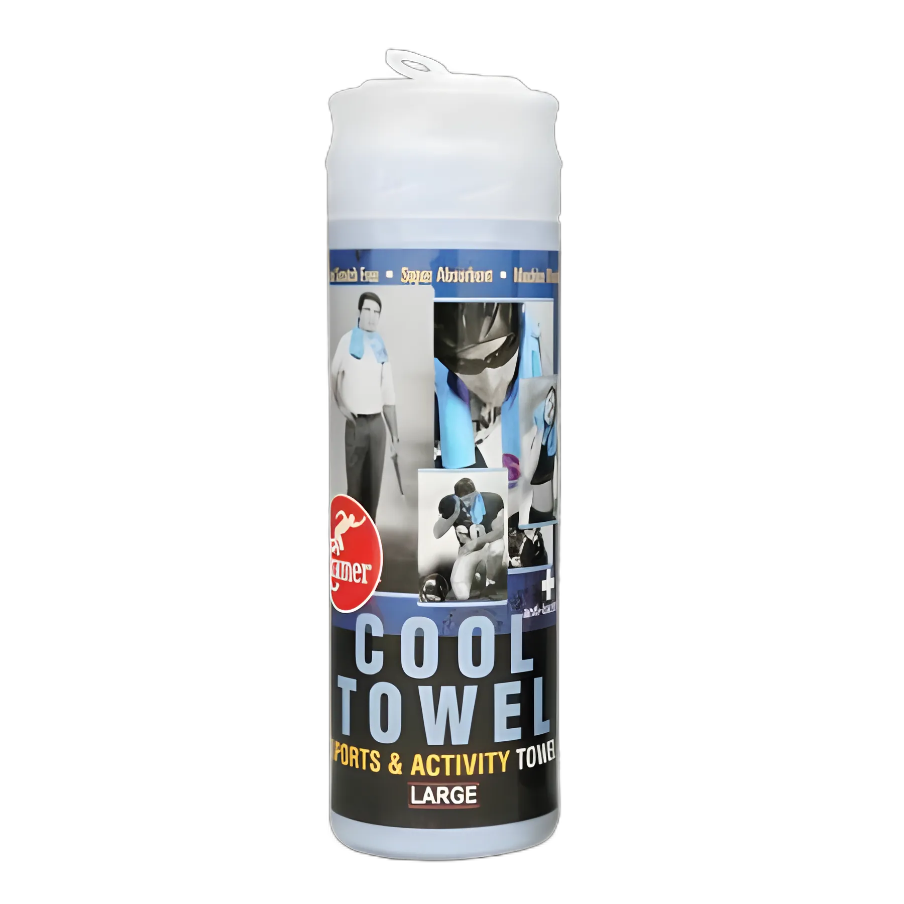 Sport Towel Cramer Cool Towel 17 X 27 Inch Light Blue Reusable