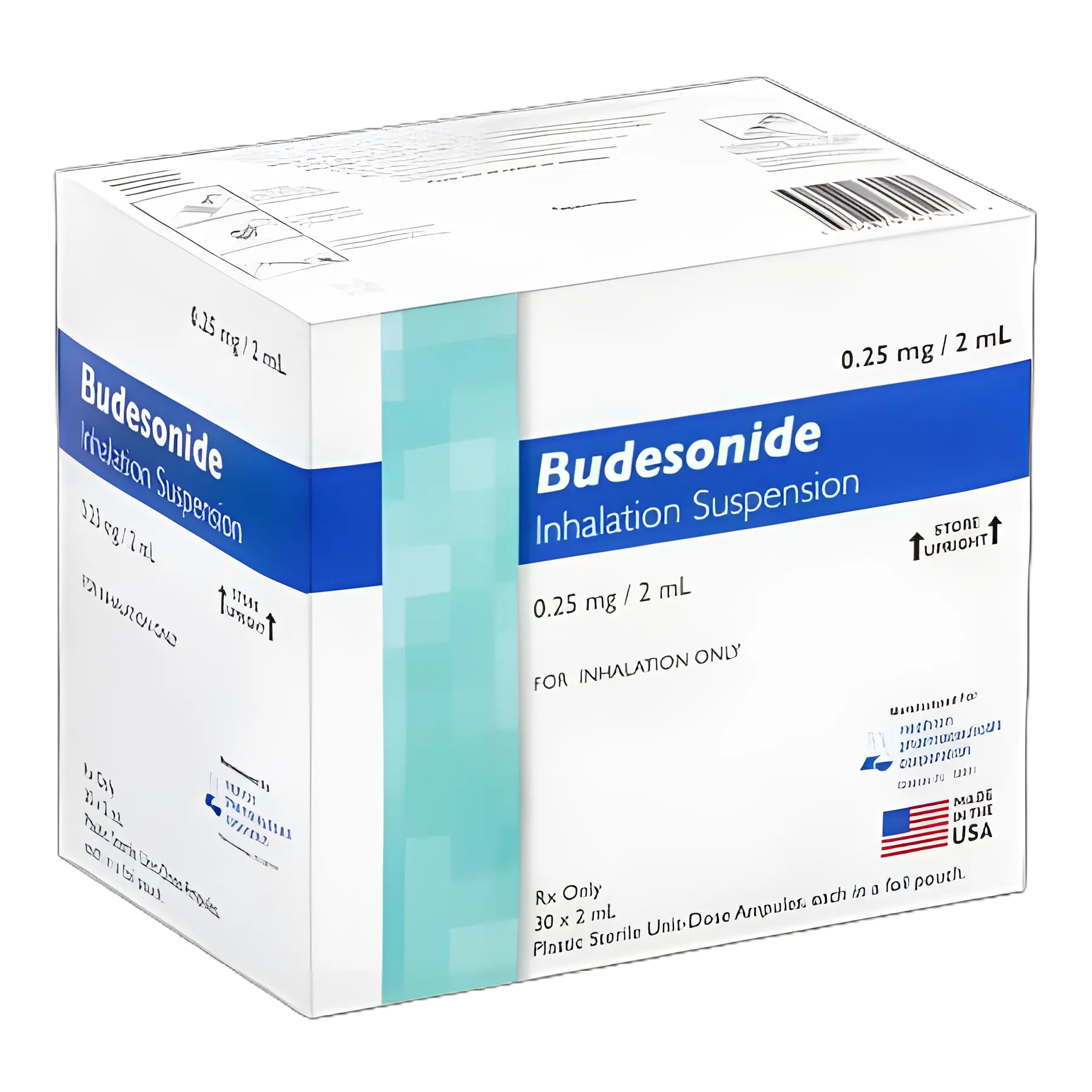 Budesonide 0.25 mg / 2 mL Suspension Nebulizer Ampule 30 Ampules