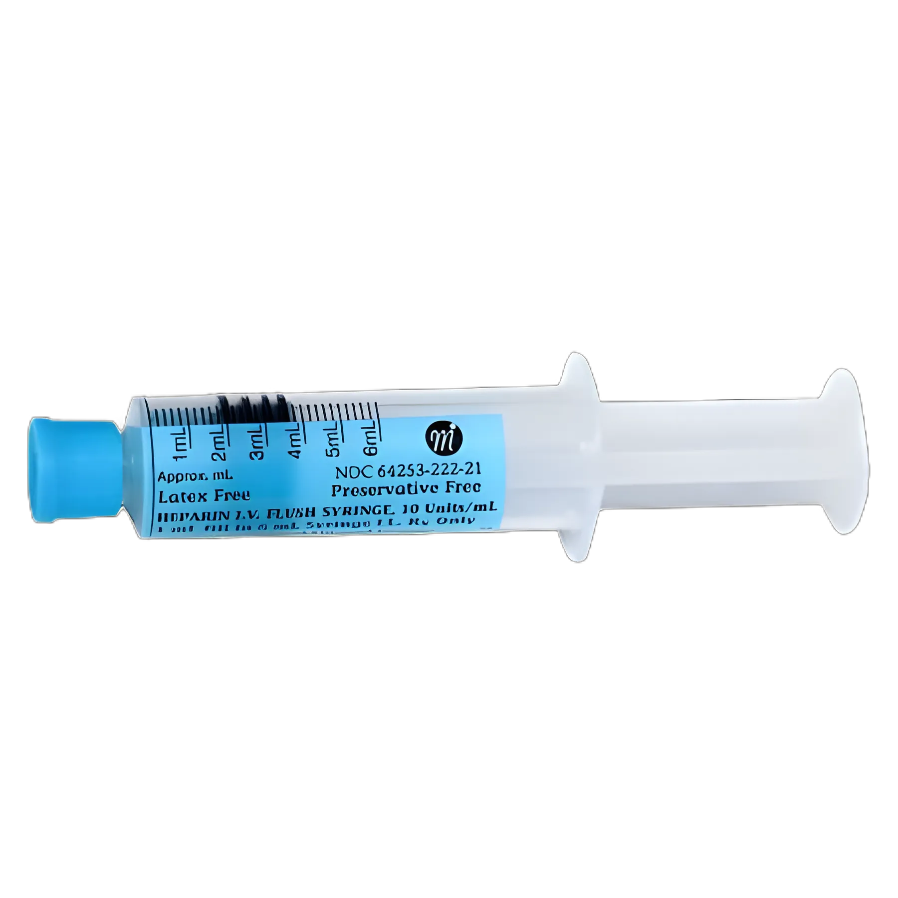 Heparin IV Flush Heparin Sodium, Porcine, Preservative Free 10 U / mL Solution Prefilled Syringe 1 mL Fill in 6 mL Syringe