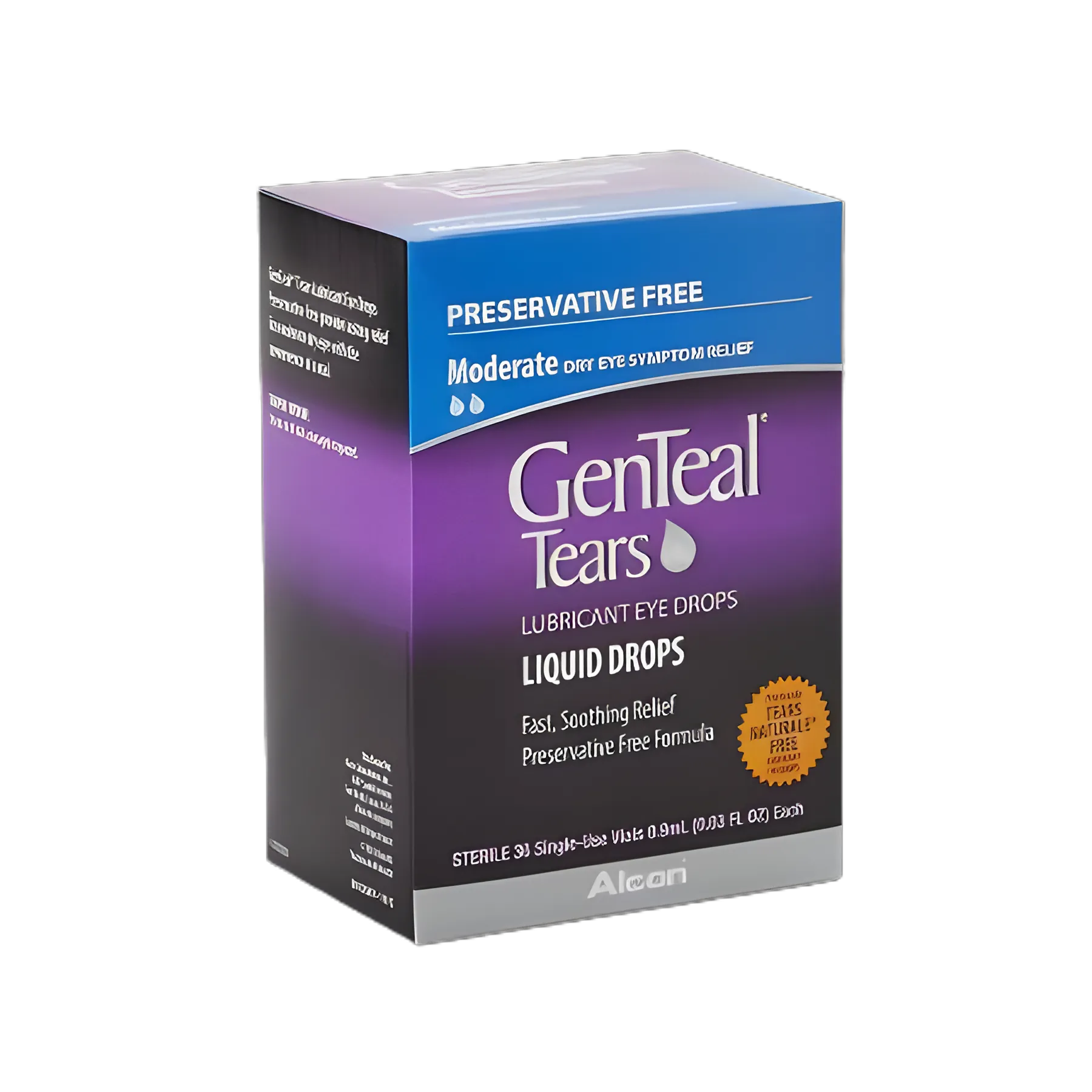 GenTeal® Tears Lubricant Eye Drops, Preservative Free - 36 Vials