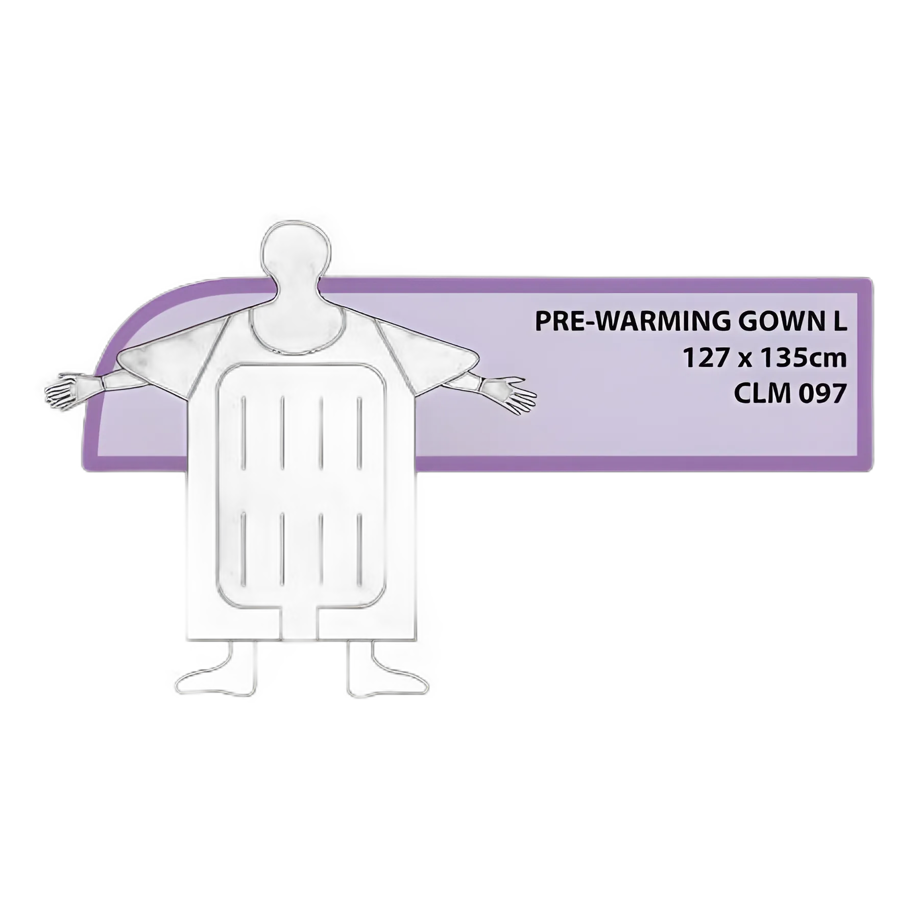 Patient Pre-Warming Gown Cocoon™ Large Disposable