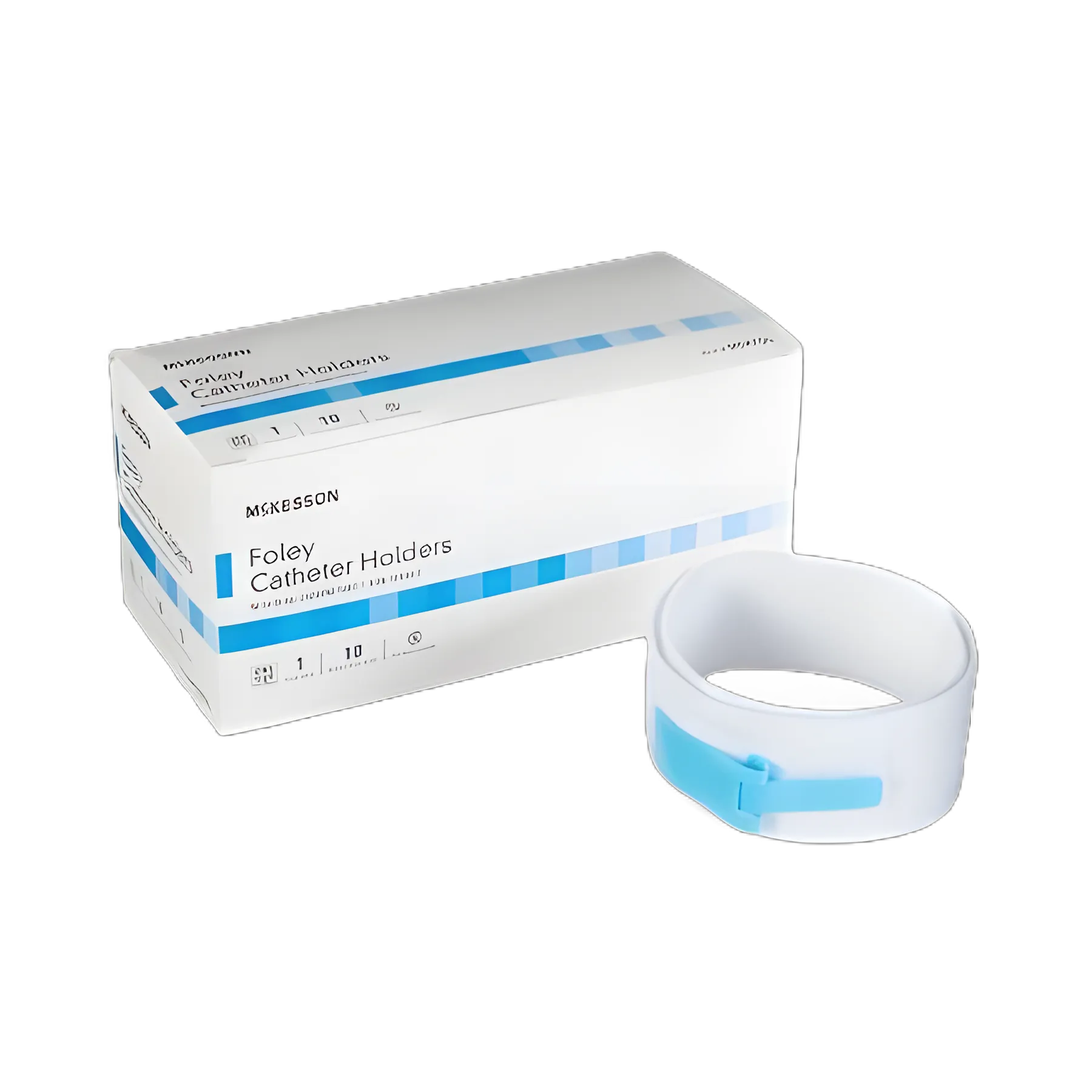 McKesson Leg Strap for Foley Catheters, 2 X 24 Inch, Dual-Lock, Stretch, Nonsterile