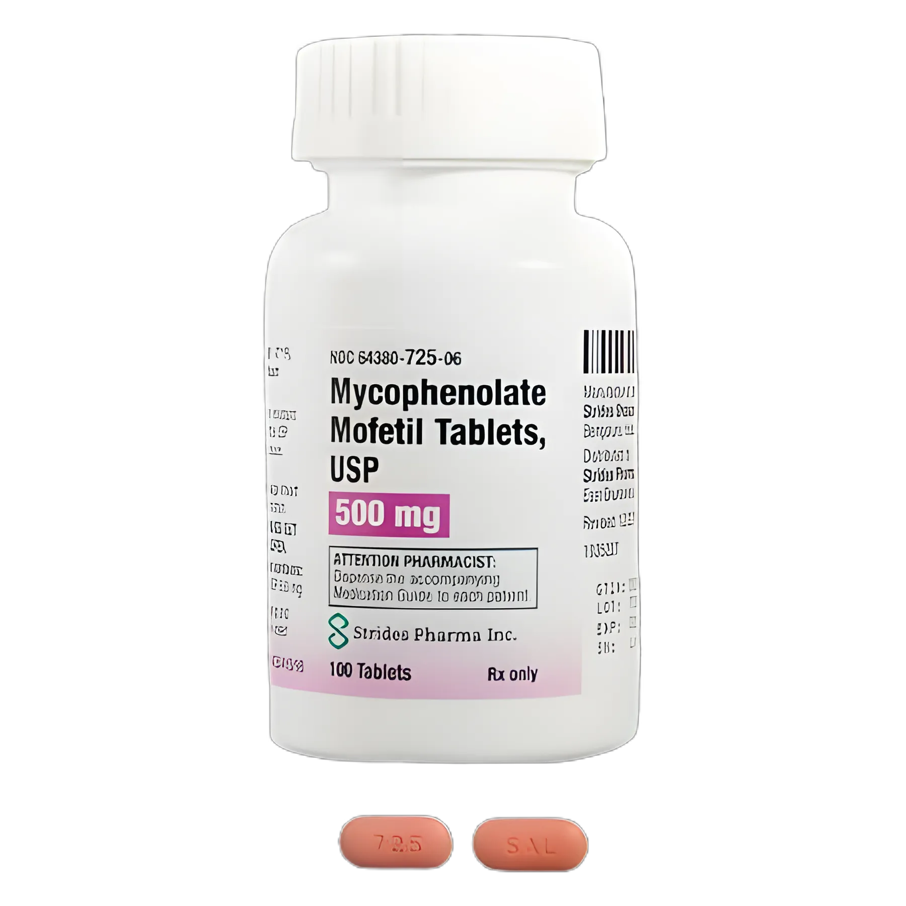 Mycophenolate Mofetil 500 mg Capsules - Immunosuppressive Treatment