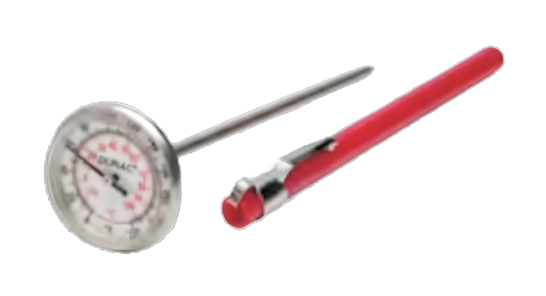 Durac® Bi-Metallic Dial Thermometer with Stainless Steel Probe for Clinical Laboratories