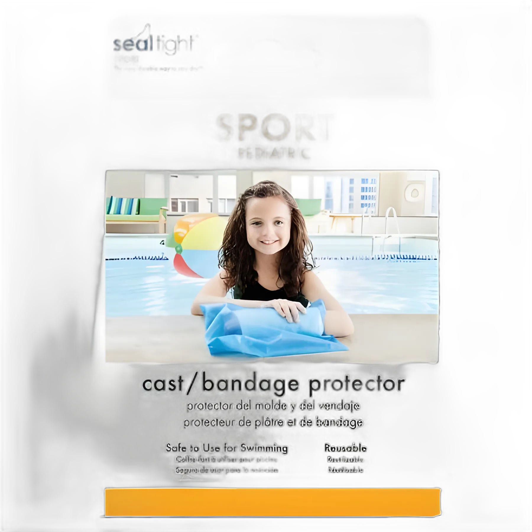 Arm Cast Protector SEAL-TIGHT® Sport Small Thermoplastic Elastomer 19 Inch Arm Length