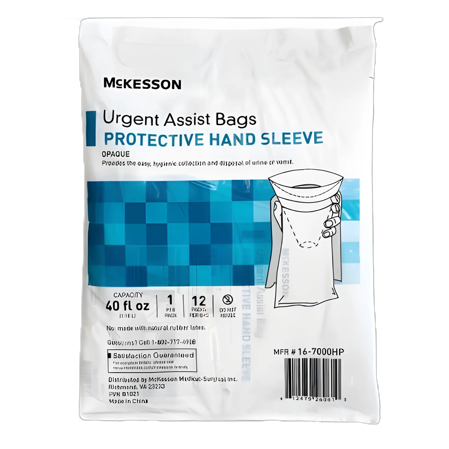 Emesis Bag McKesson 40 oz. White - 16-7000HP