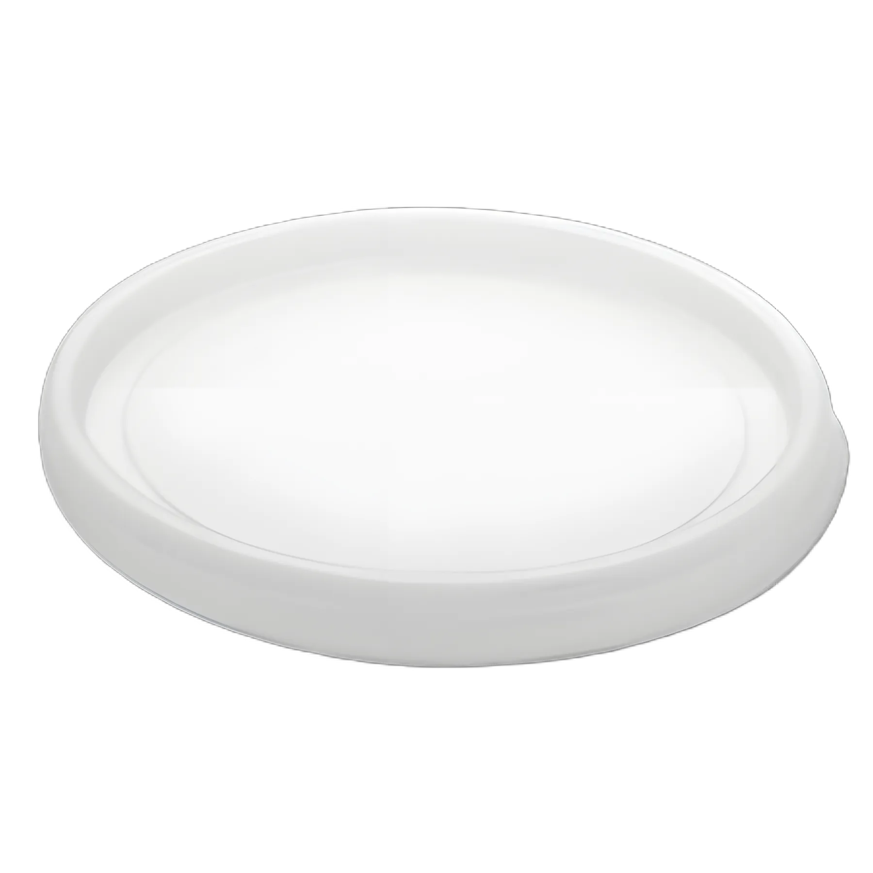 Drinking Cup Lid Dart® Non-Vented, Flat Foam Lid